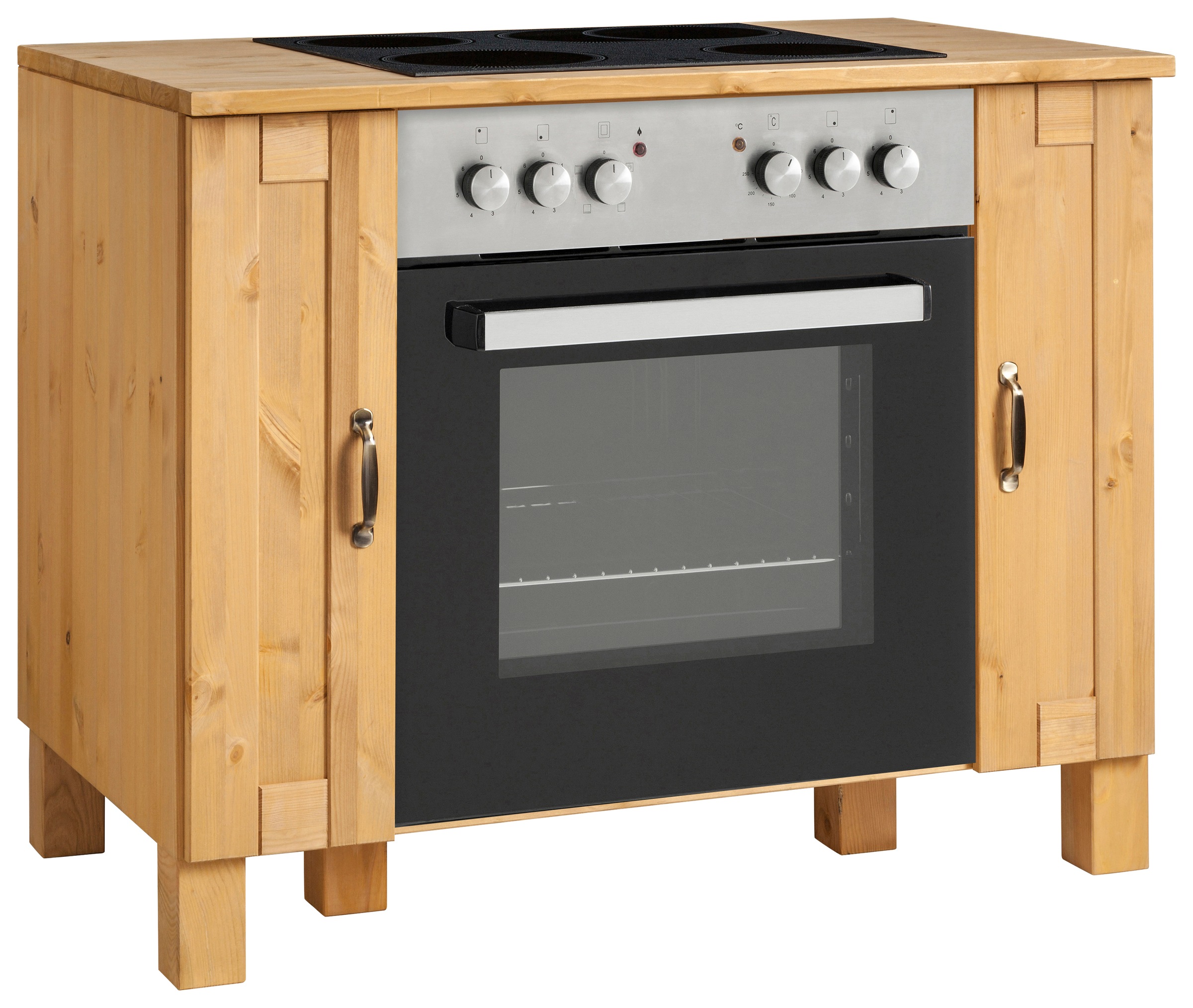 Home affaire Herdumbauschrank "Alby" Breite 100 cm, mit 2 Türen