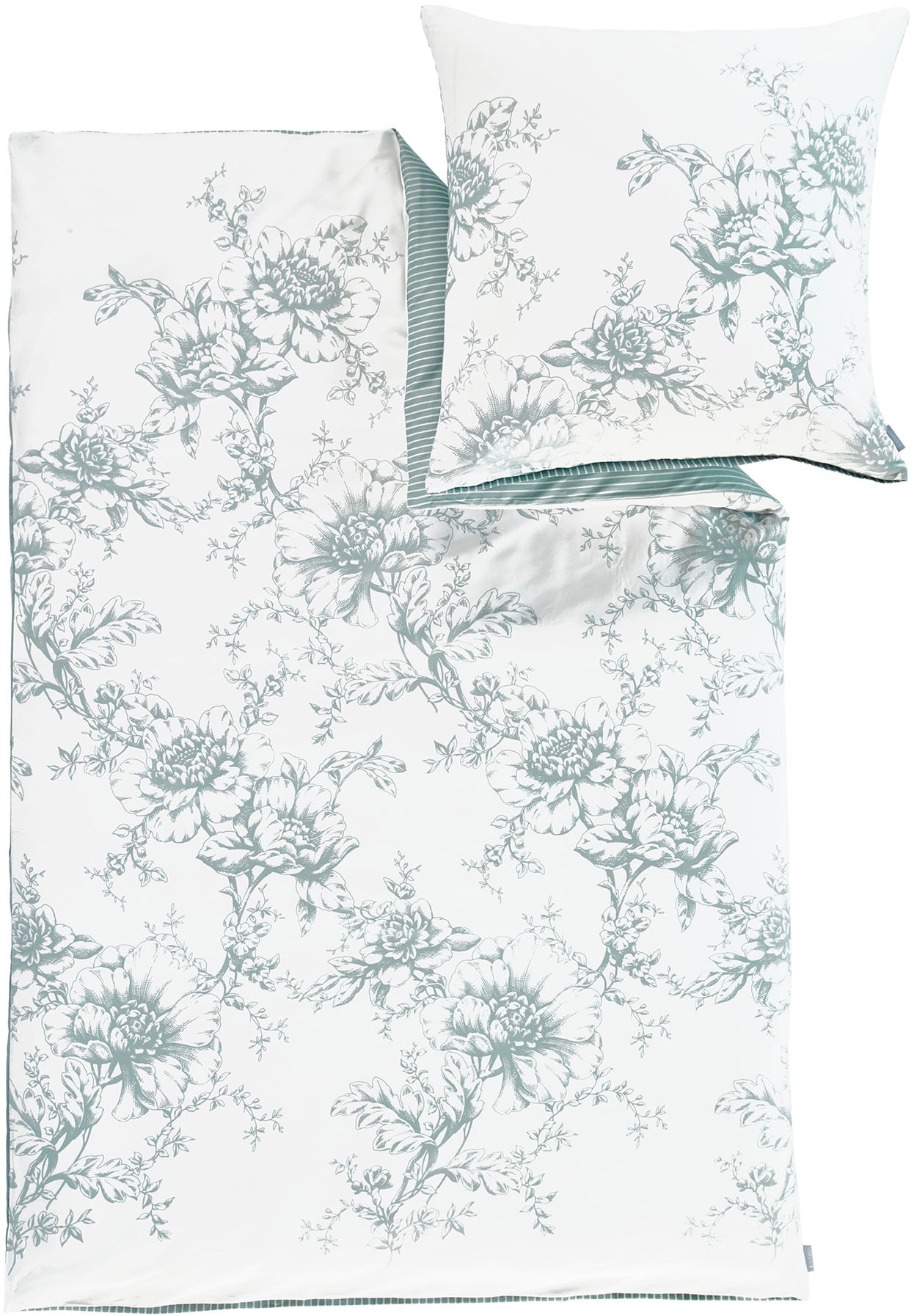 Zeitgeist Wendebettwäsche "Kai in Gr. 135x200 oder 155x220 cm" 2 Stk. mit B günstig online kaufen