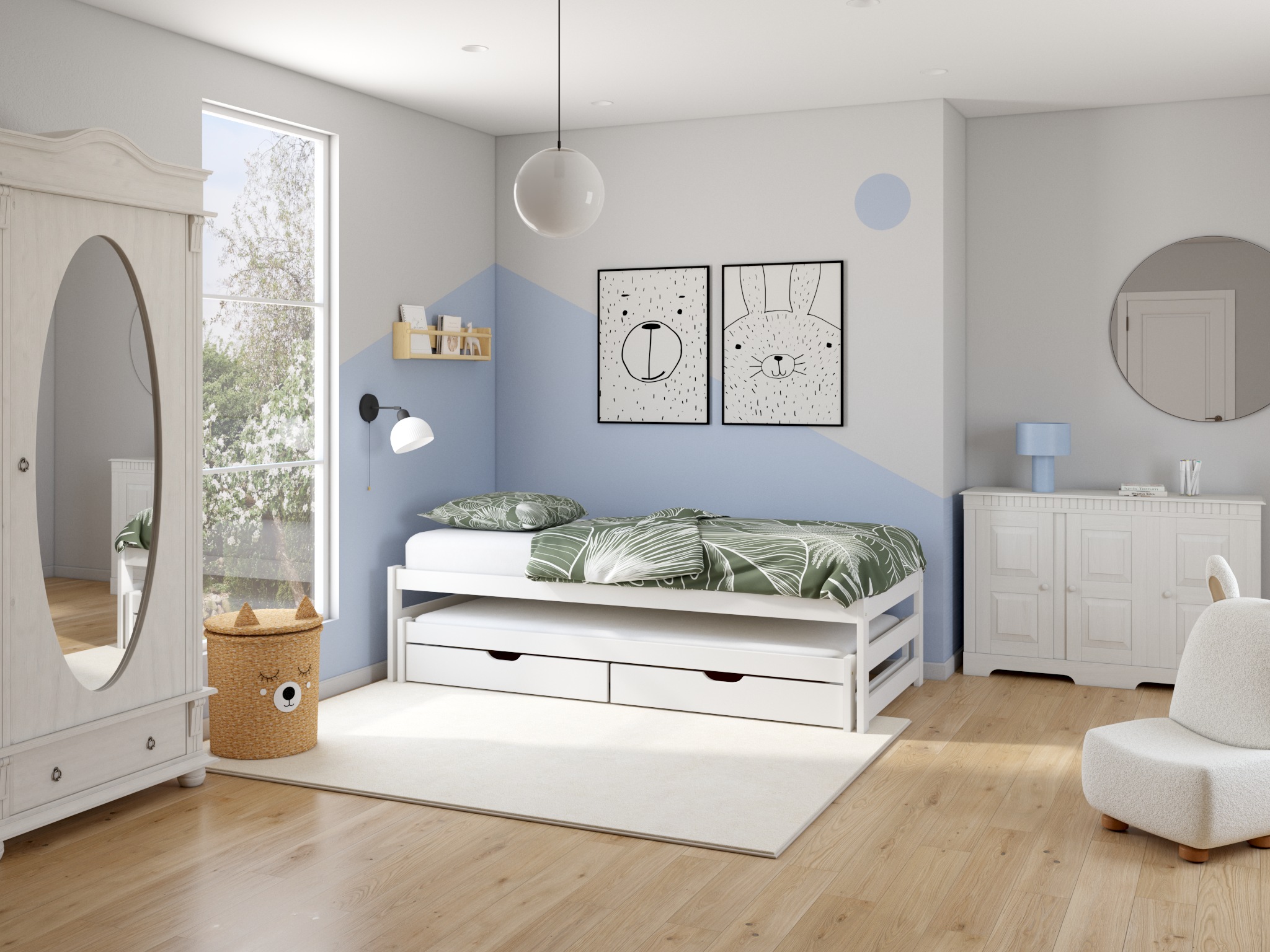 OTTO home Sideboard "Lisa" Kommode aus massivem Kiefernholz, in 2 Breiten l günstig online kaufen