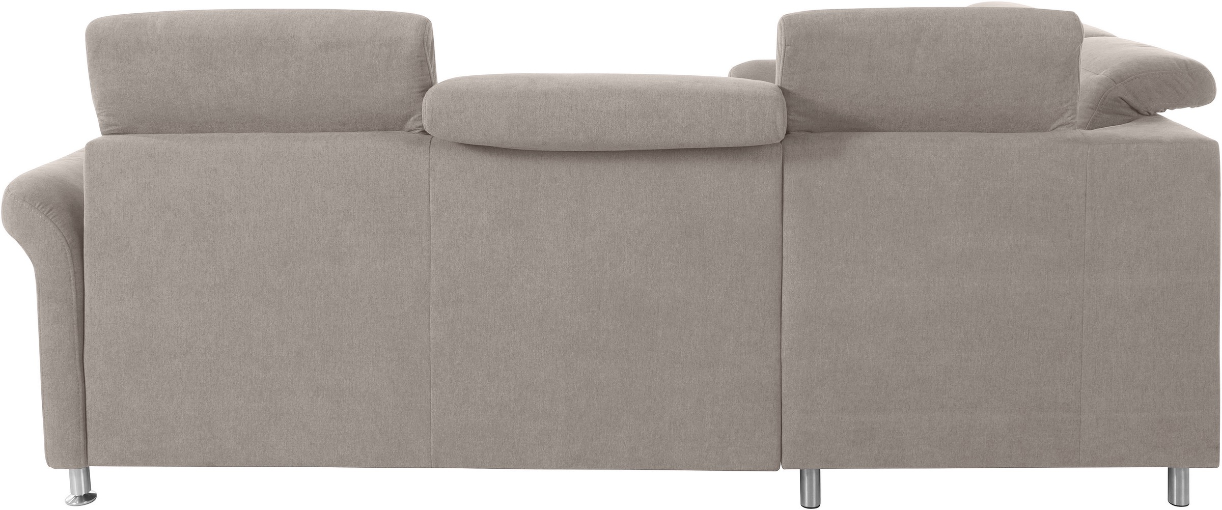 sit&more Ecksofa »Darwin L-Form«, inklusive Federkern, wahlweise mit Kopfteilverstellung, Bettfunktion