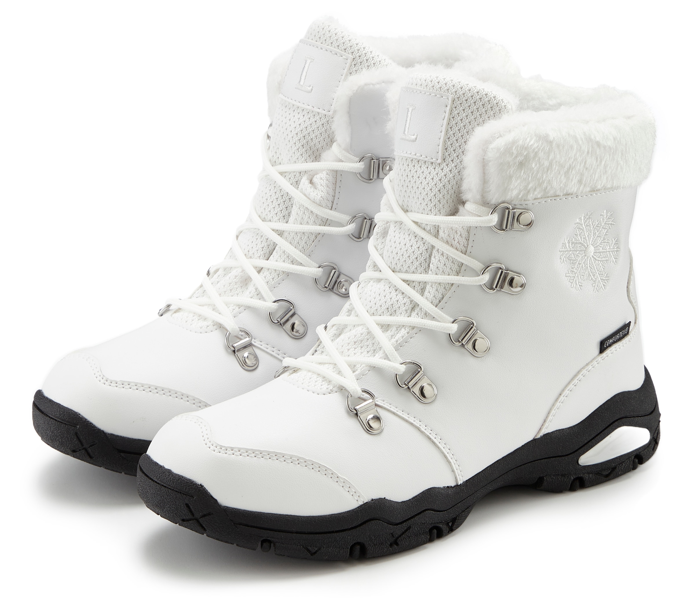 LASCANA Winterstiefelette "Winterboots, Outdoorstiefelette, Stiefel, Stiefe günstig online kaufen