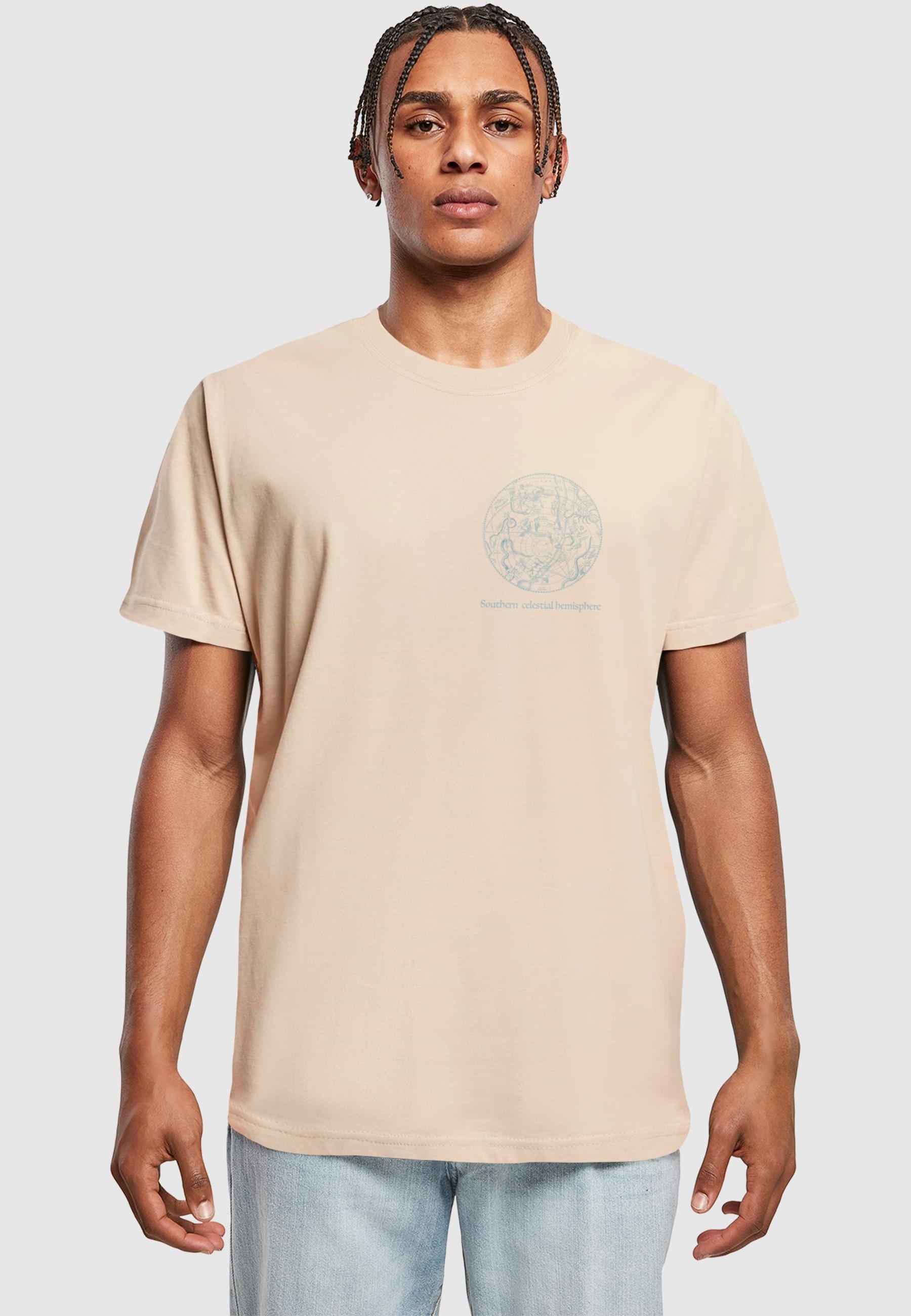 MisterTee T-Shirt »MisterTee Herren Hemisphere Tee«, (1 tlg.)