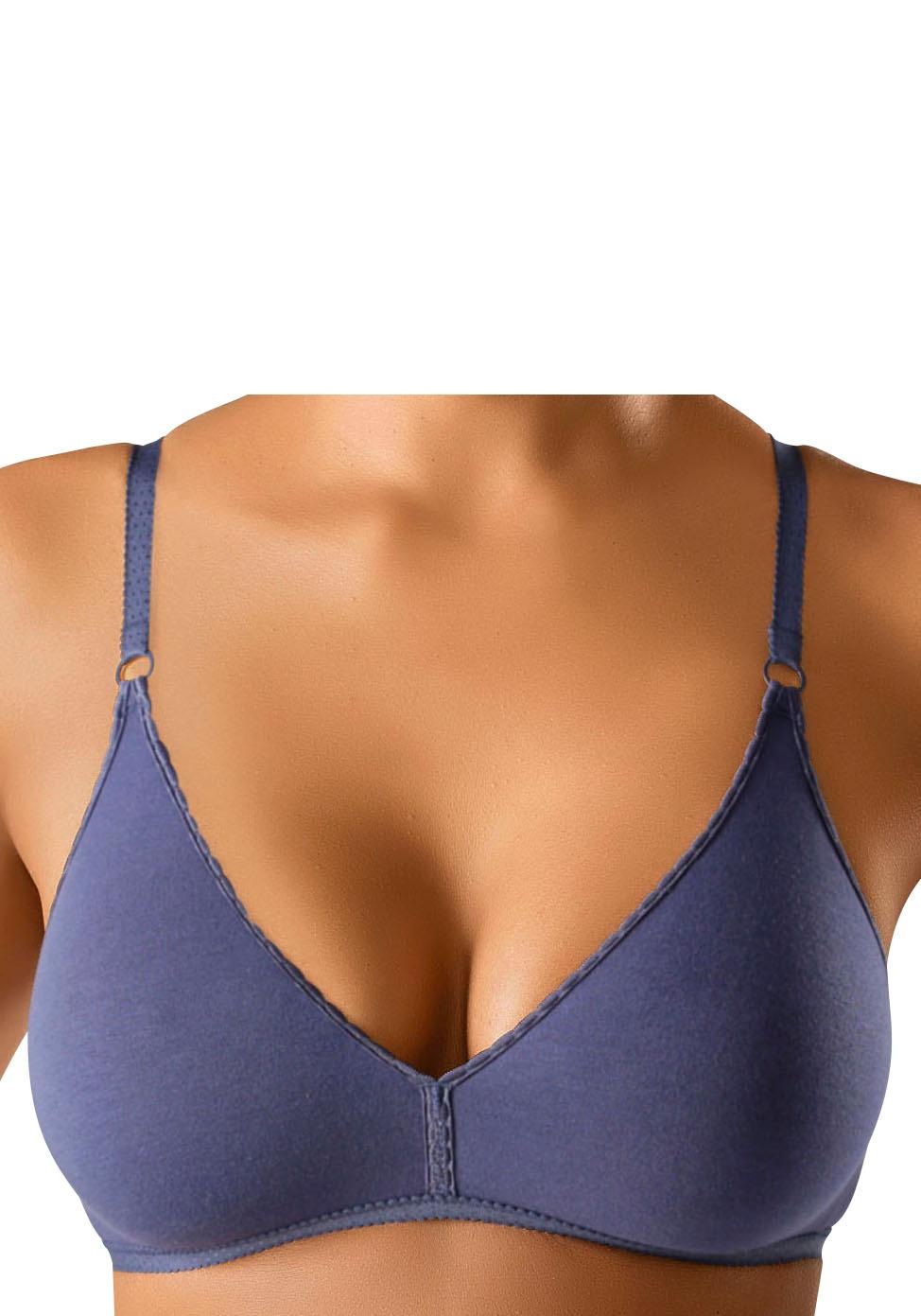 Thumbnail - petite fleur Bralette-BH 2 Stück, ohne Bügel, Baumwollqualität, Packung