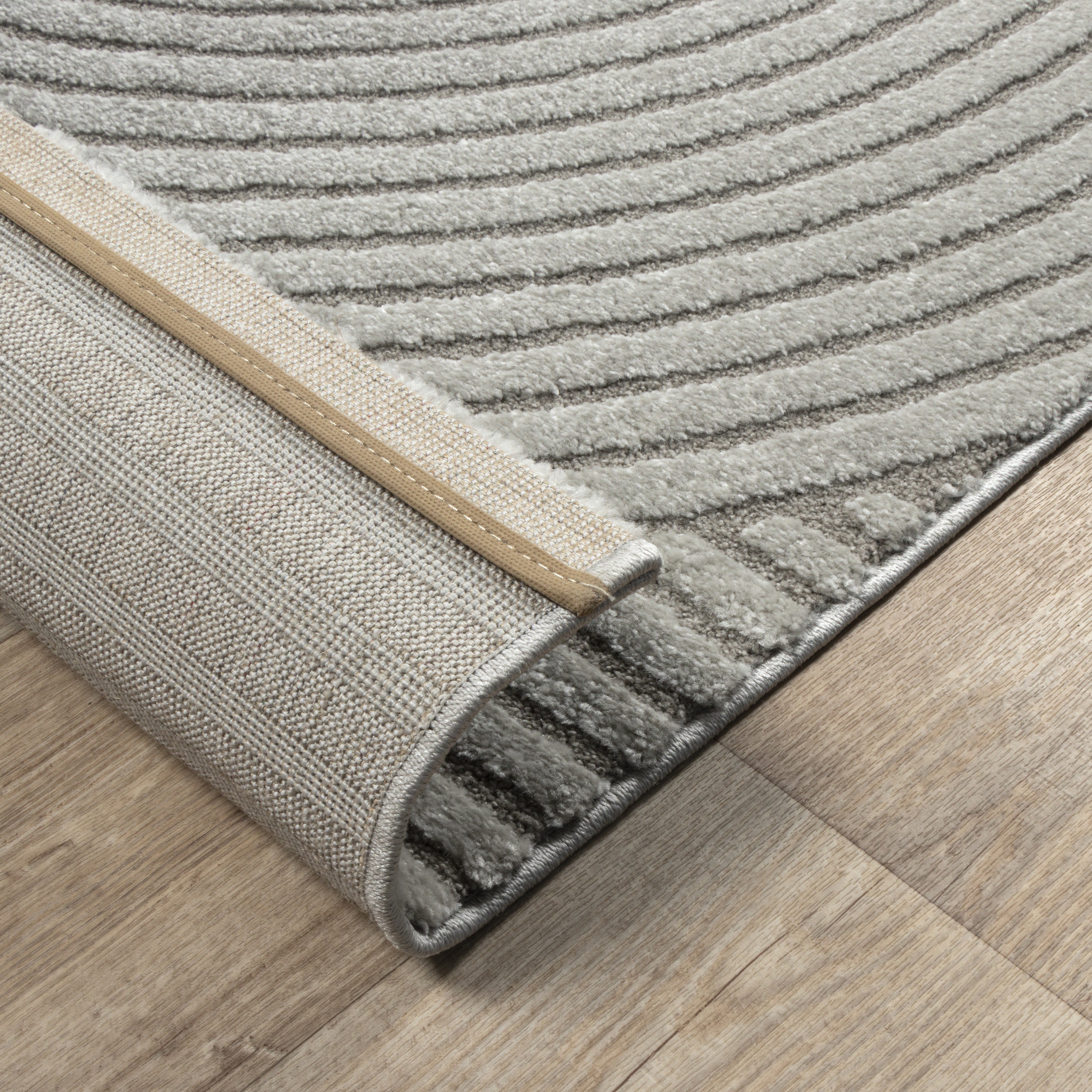 merinos Teppich »Elio«, rechteckig, 16 mm Höhe, moderner Kurzflor Teppich mit Hoch-Tief-Effekt, 3D Effekt