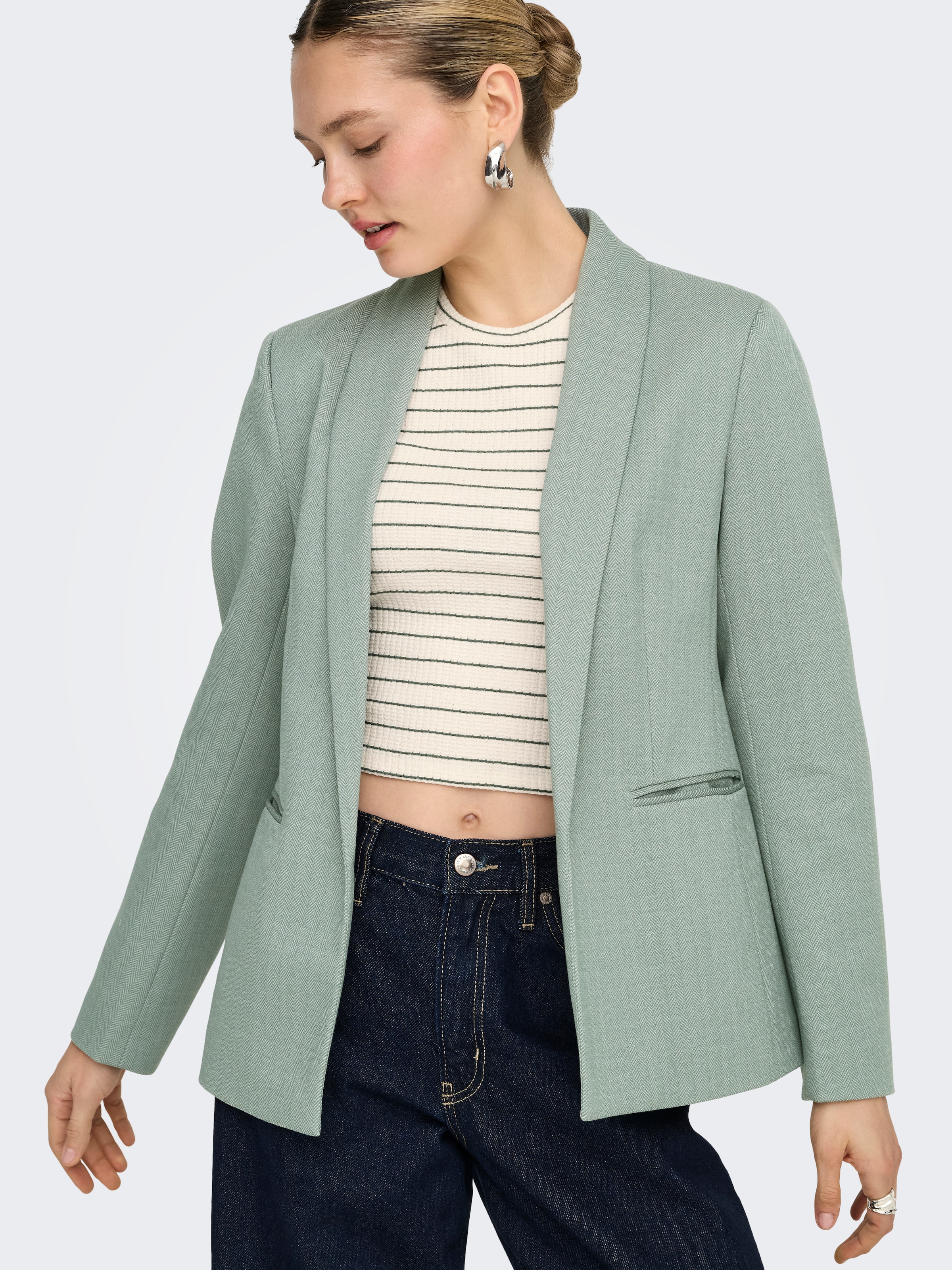 ONLY Longblazer "ONLESKA-ADDY LIFE L/S HB BLAZER CC TLR" mit Reverskragen, günstig online kaufen