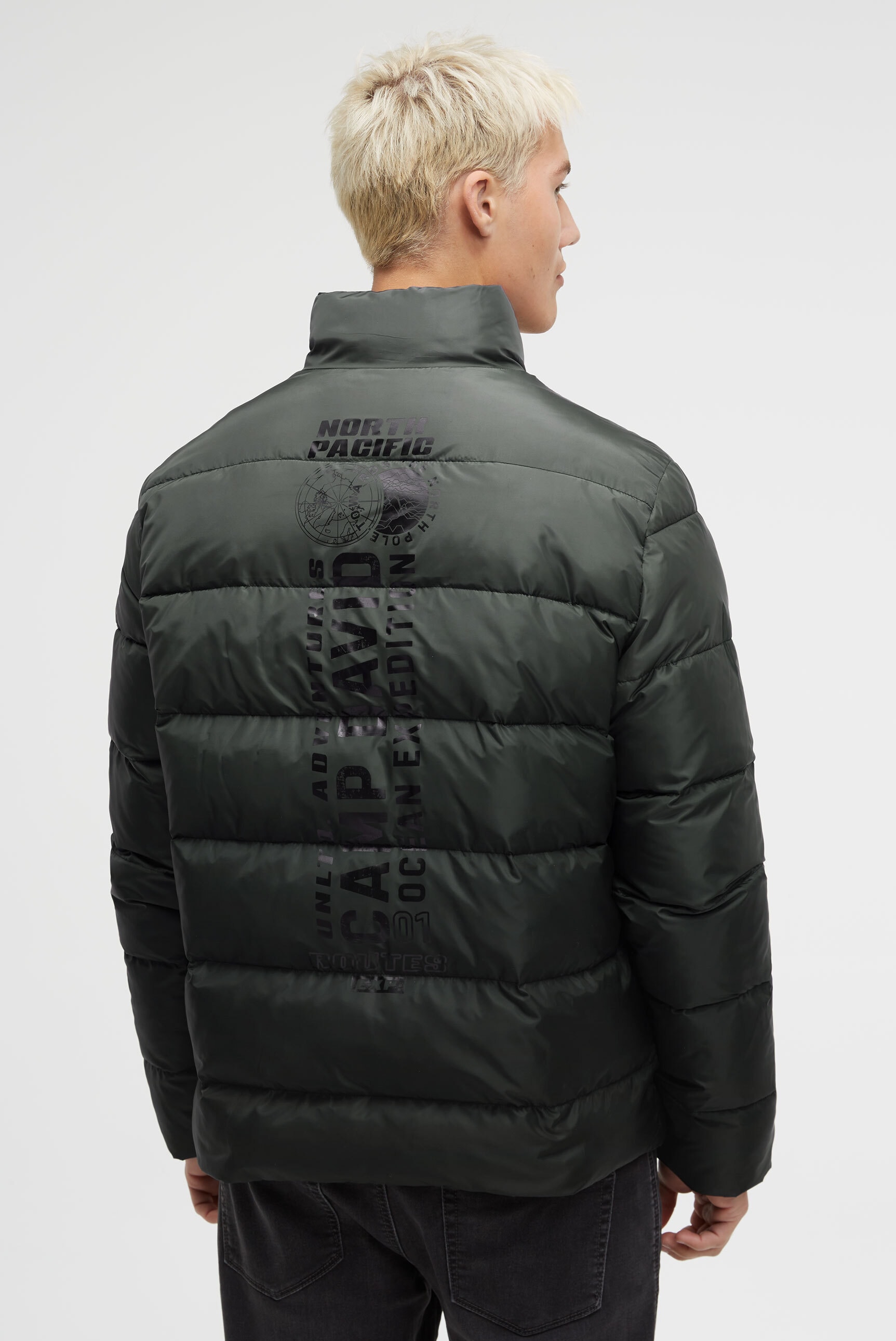 CAMP DAVID Winterjacke ohne Kapuze mit Windbreaker-Bündchen günstig online kaufen