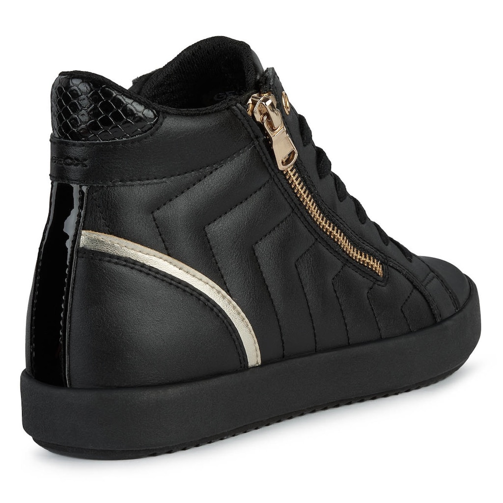 Geox Sneaker »D BLOMIEE«, mit modischer Steppung, Freizeitschuh, Halbschuh, Schnürschuh