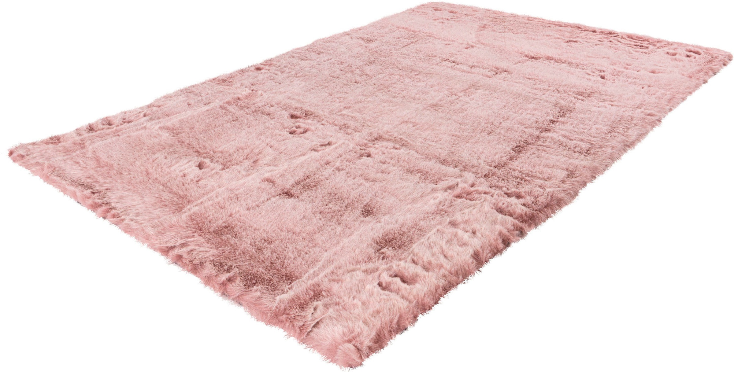 Hochflor-Teppich »Aysu«, rechteckig, einfarbiger Teppich, besonders weich und kuschelig