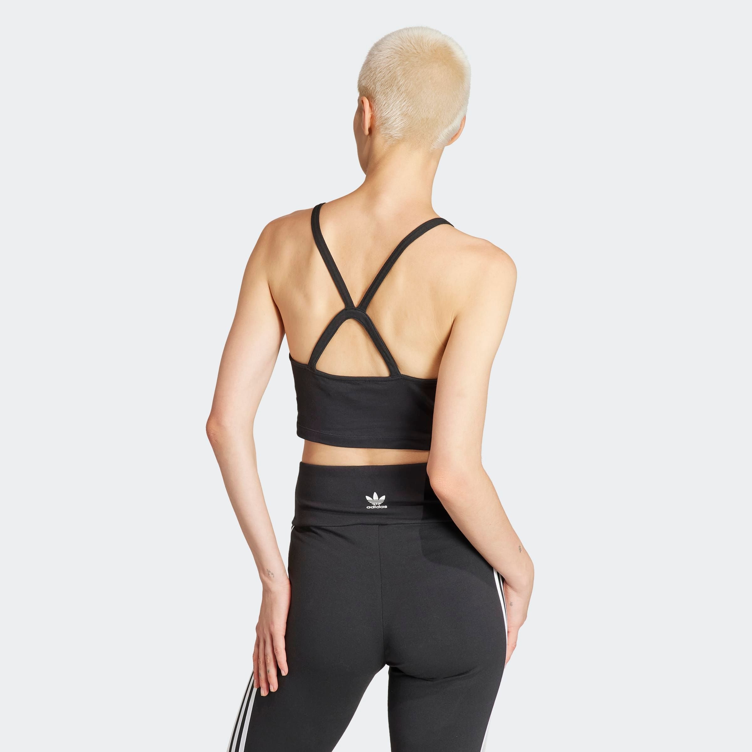adidas Originals Tanktop "3 S CROP TOP" sportliche Schnittform, für Laufen günstig online kaufen