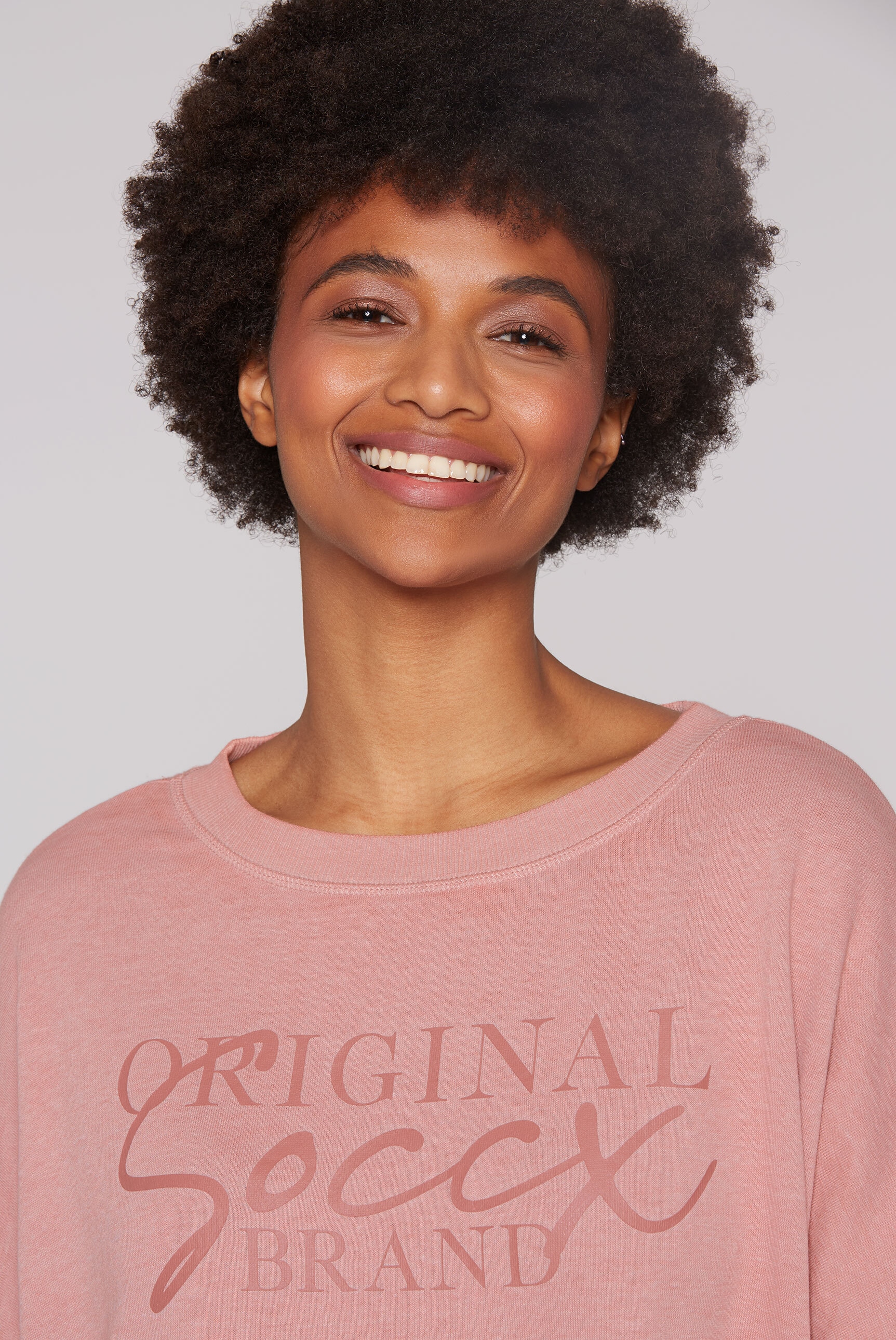 SOCCX Sweater, mit Fledermausärmeln