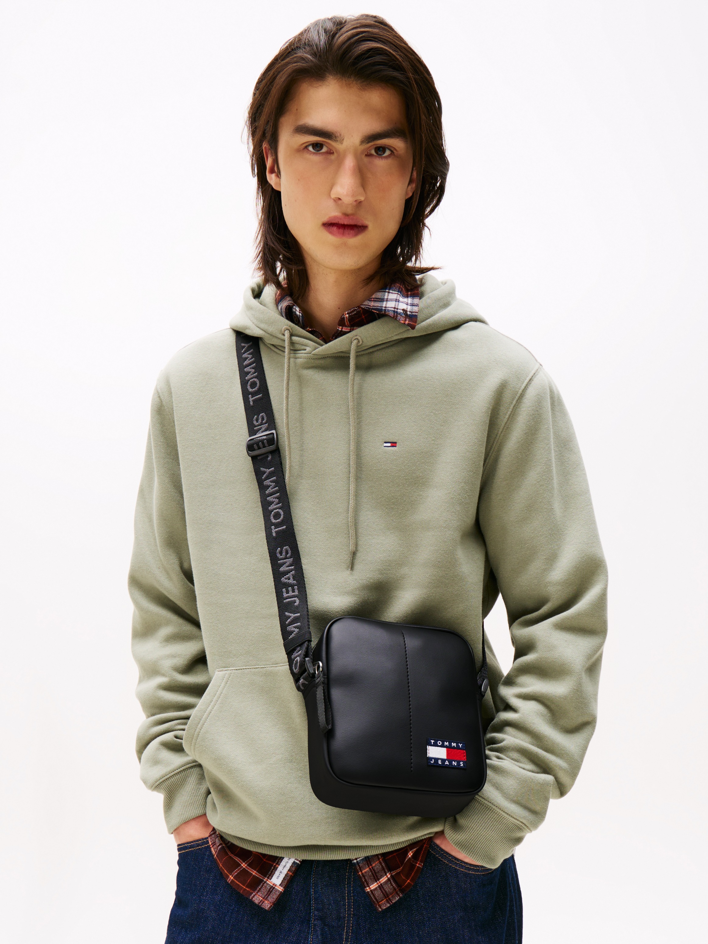 Tommy Jeans Umhängetasche "TJM ESS DAILY PU REPORTER", Herren Freizeitasche günstig online kaufen