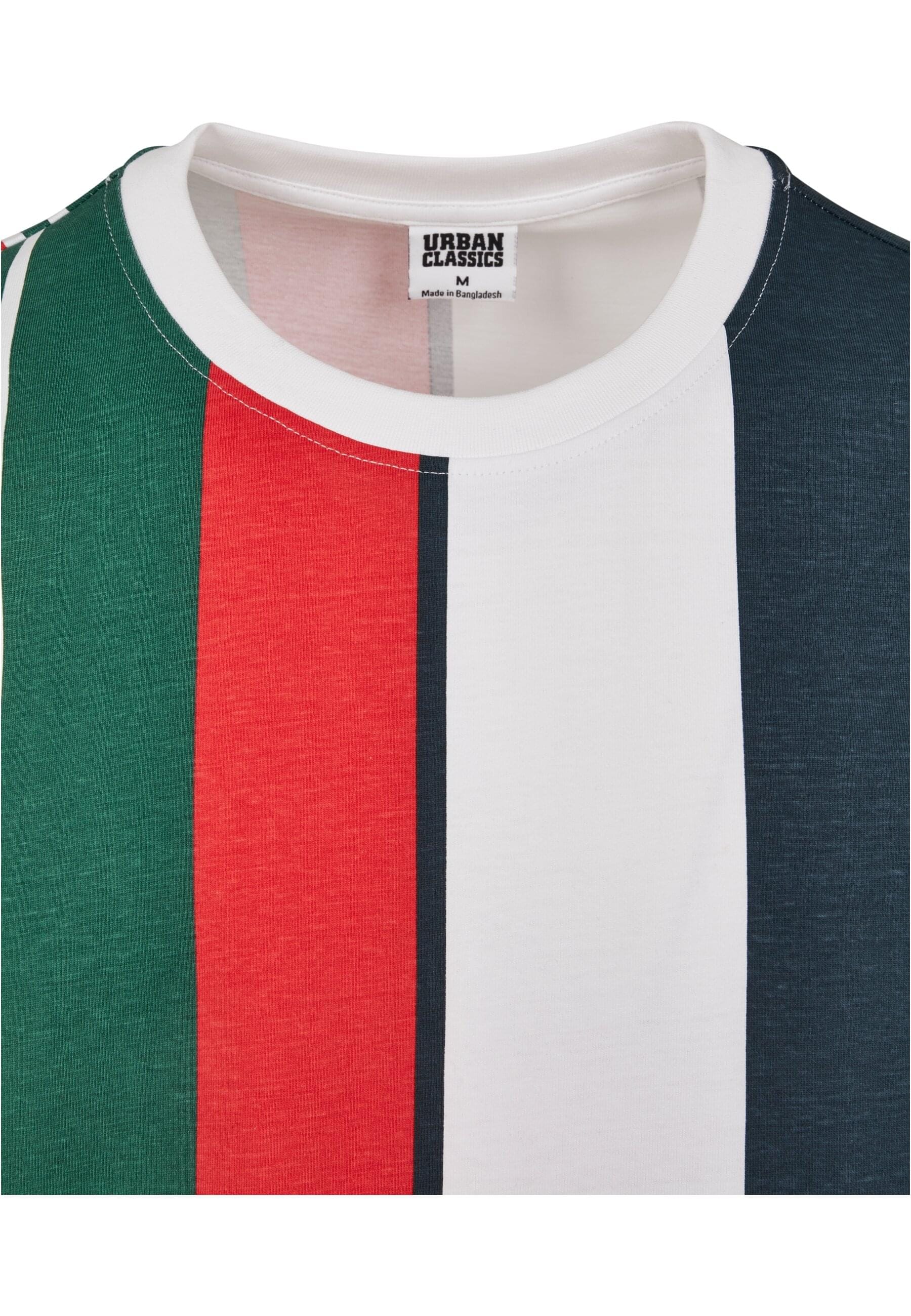 URBAN CLASSICS T-Shirt »Urban Classics Herren Heavy Oversized Big AOP Stripe Tee«, (1 tlg.)