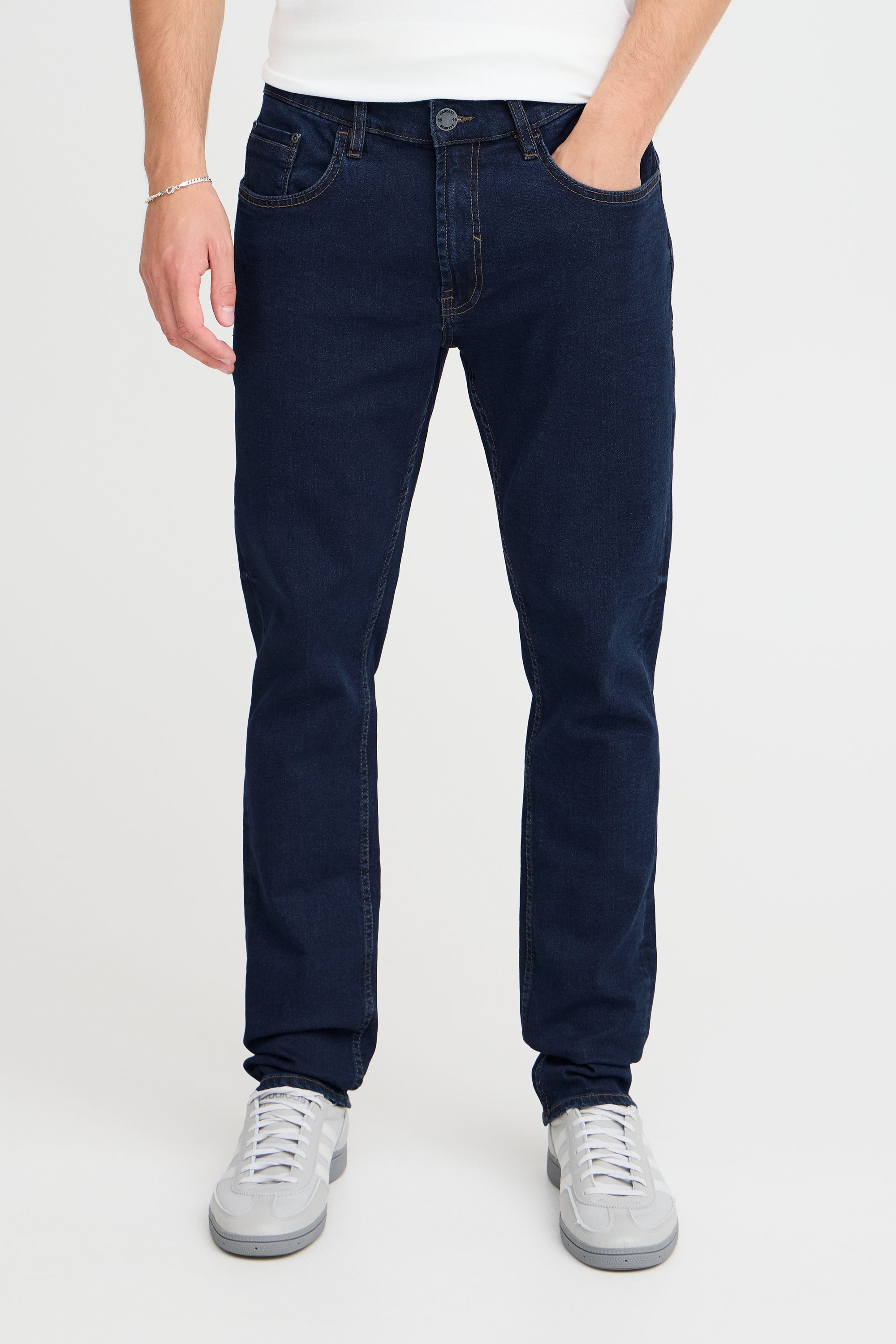 Bequeme Jeans BLEND "Bequeme Jeans BHLJeans", Herren, Gr. 31, Länge 34, blau (denim dunkelblau), Obermaterial: 99% Baumwolle CO. 1% Elasthan EL., Jeans