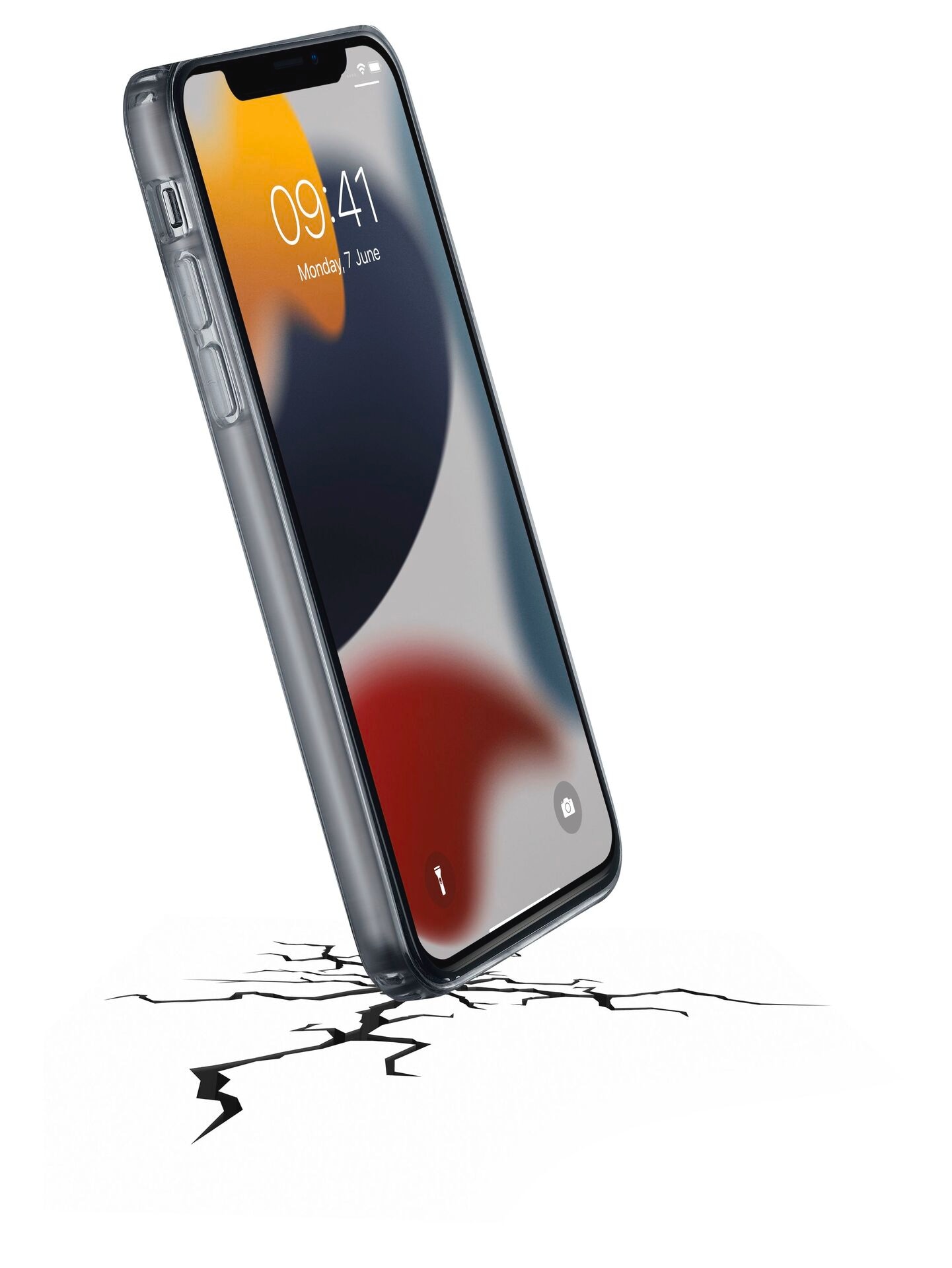 Cellularline Backcover »Cellularline Hard Case CLEAR DUO iPhone 13, Transp.«, iPhone 13