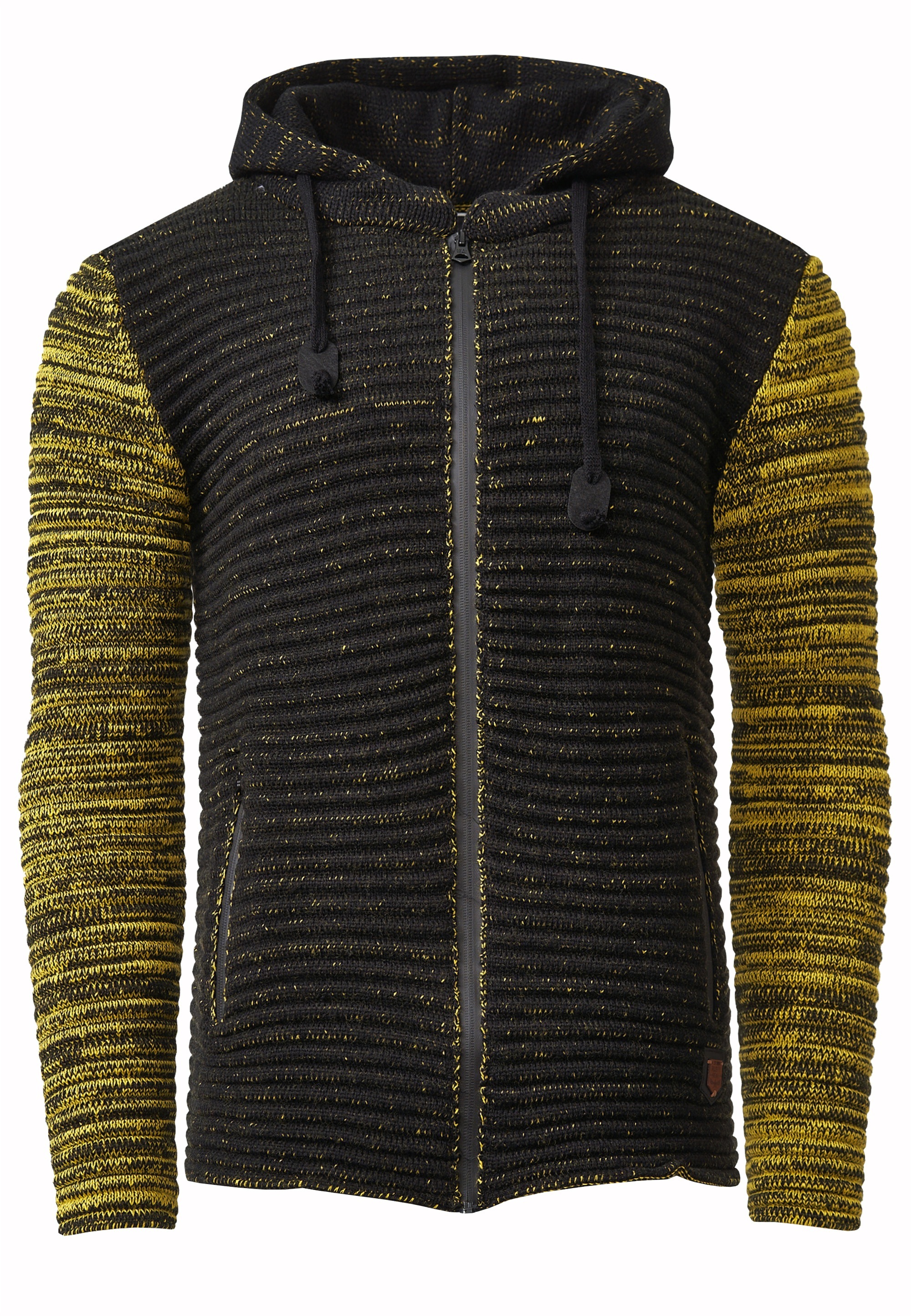 Rusty Neal Strickjacke, mit kuscheliger Kapuze