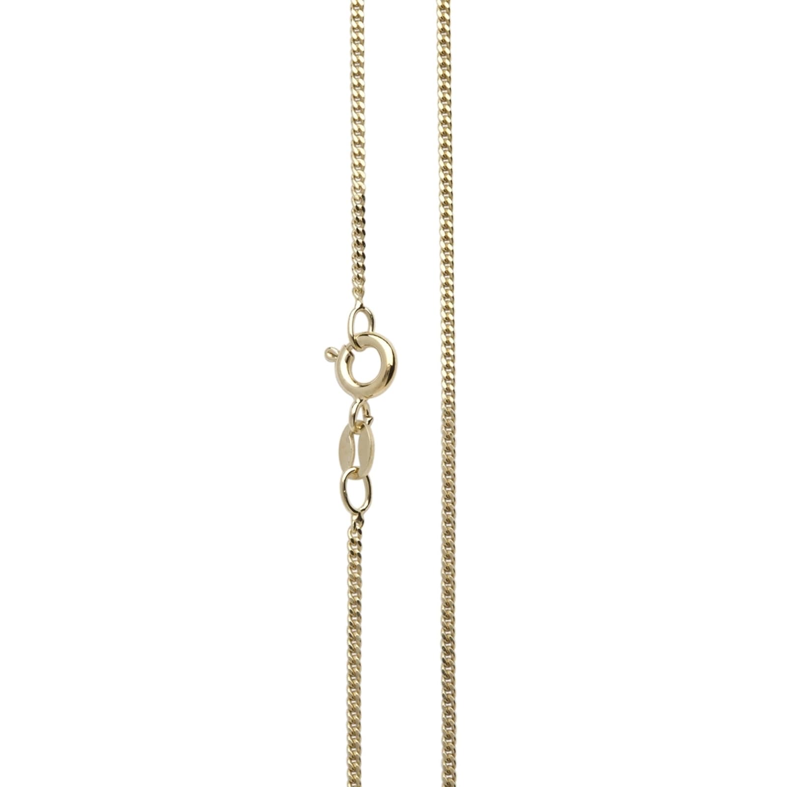 Silberkette OSTSEE-SCHMUCK "Ostsee-Schmuck Kette Panzer diamantiert 1,3 mm breit" Gr. 60, gold, Halsketten, Damen, 60cm, Silber 925 (Sterlingsilber), L: 40, Silberkette 4