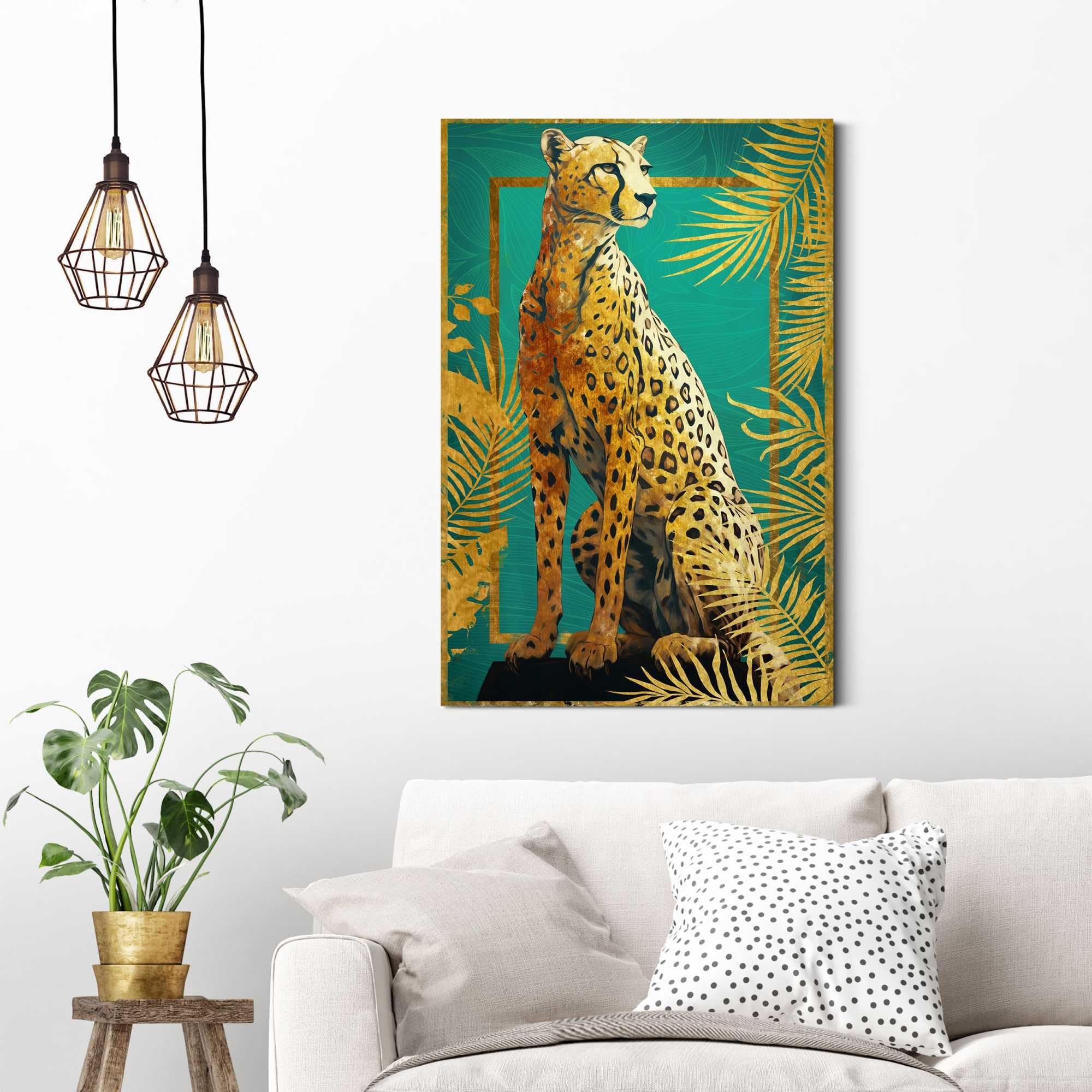 Reinders Deco-Panel "Cheetah Pose"