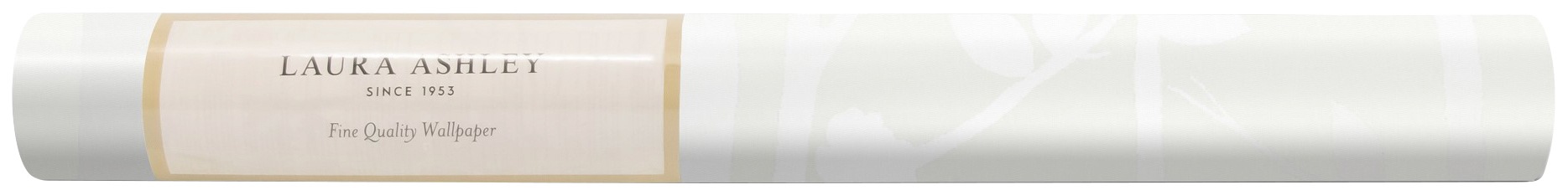 LAURA ASHLEY Vliestapete »Cottonwood Pearlescent Weiß«, FSC® zertifiziert, mit lebhaftem Druck, 10 Meter Länge