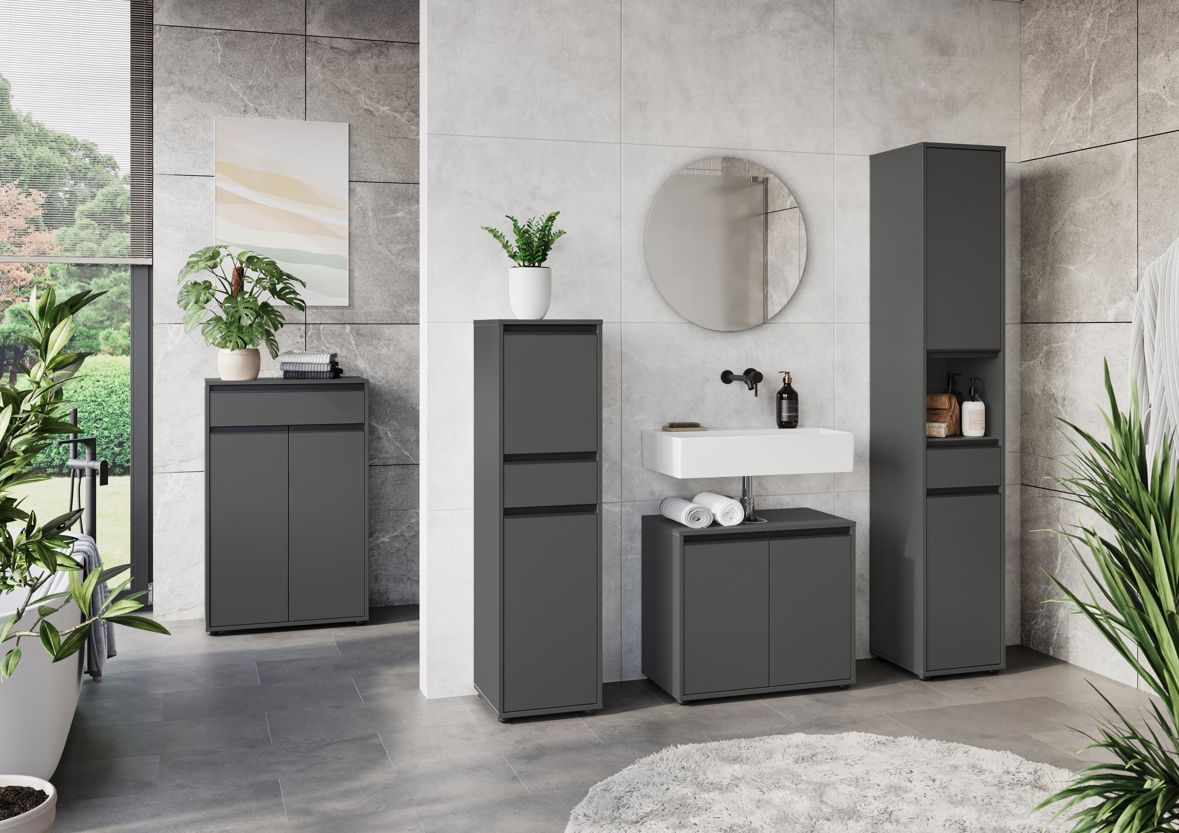GERMANIA Badmöbel-Set "Lemont" 2 Stk. tlg. günstig online kaufen