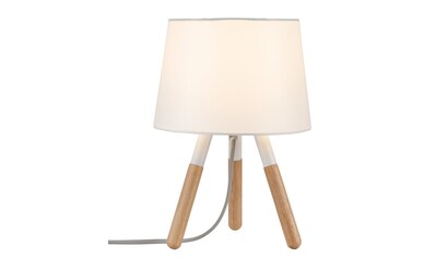 Paulmann LED Tischleuchte »Neordic Berit Weiß/Holz«, E27, 1 St. kaufen