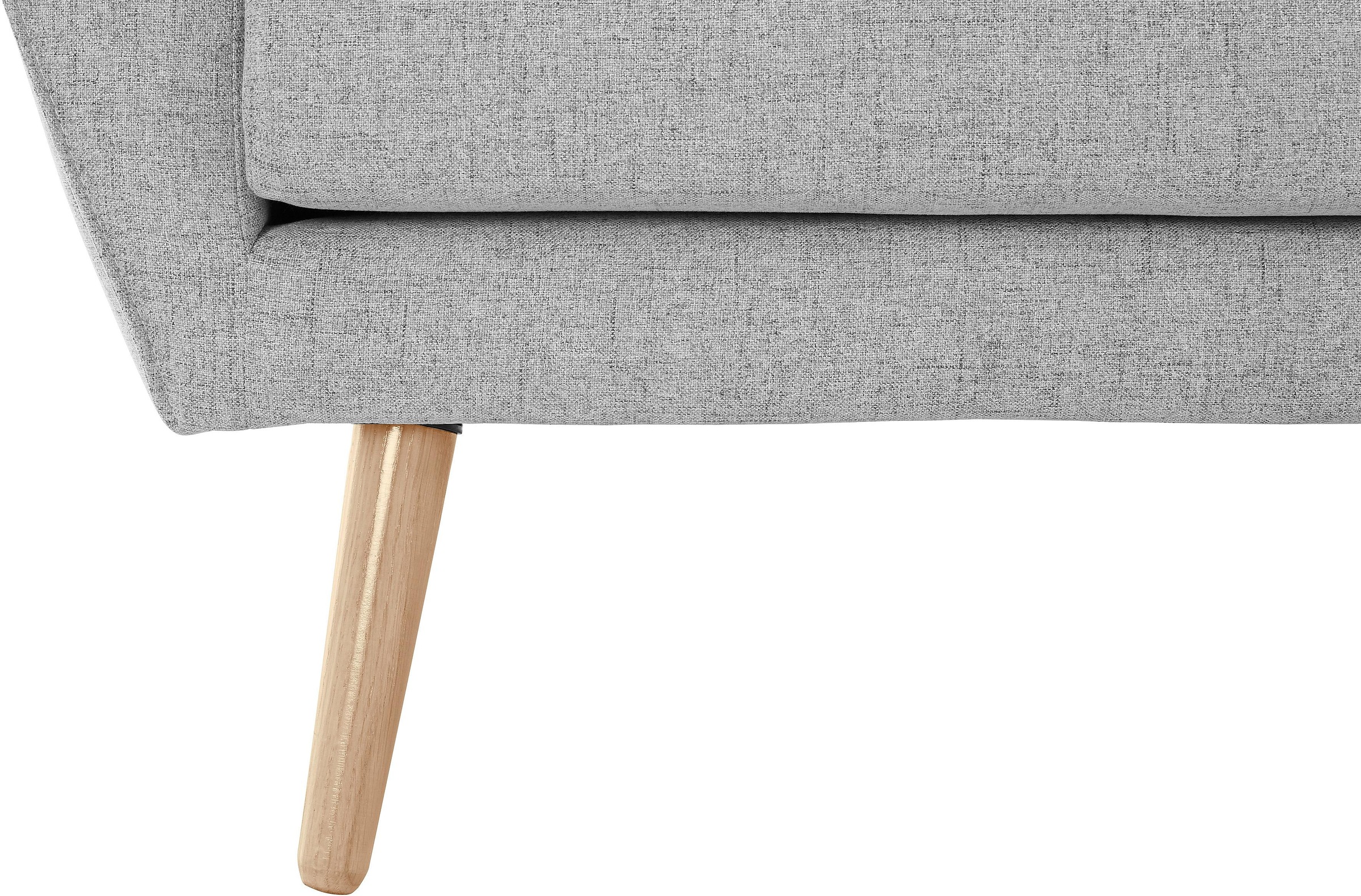andas 2-Sitzer »Bille«, mit Naht im Rückenkissen und Eiche-Beinen, Design by Morten Georgsen