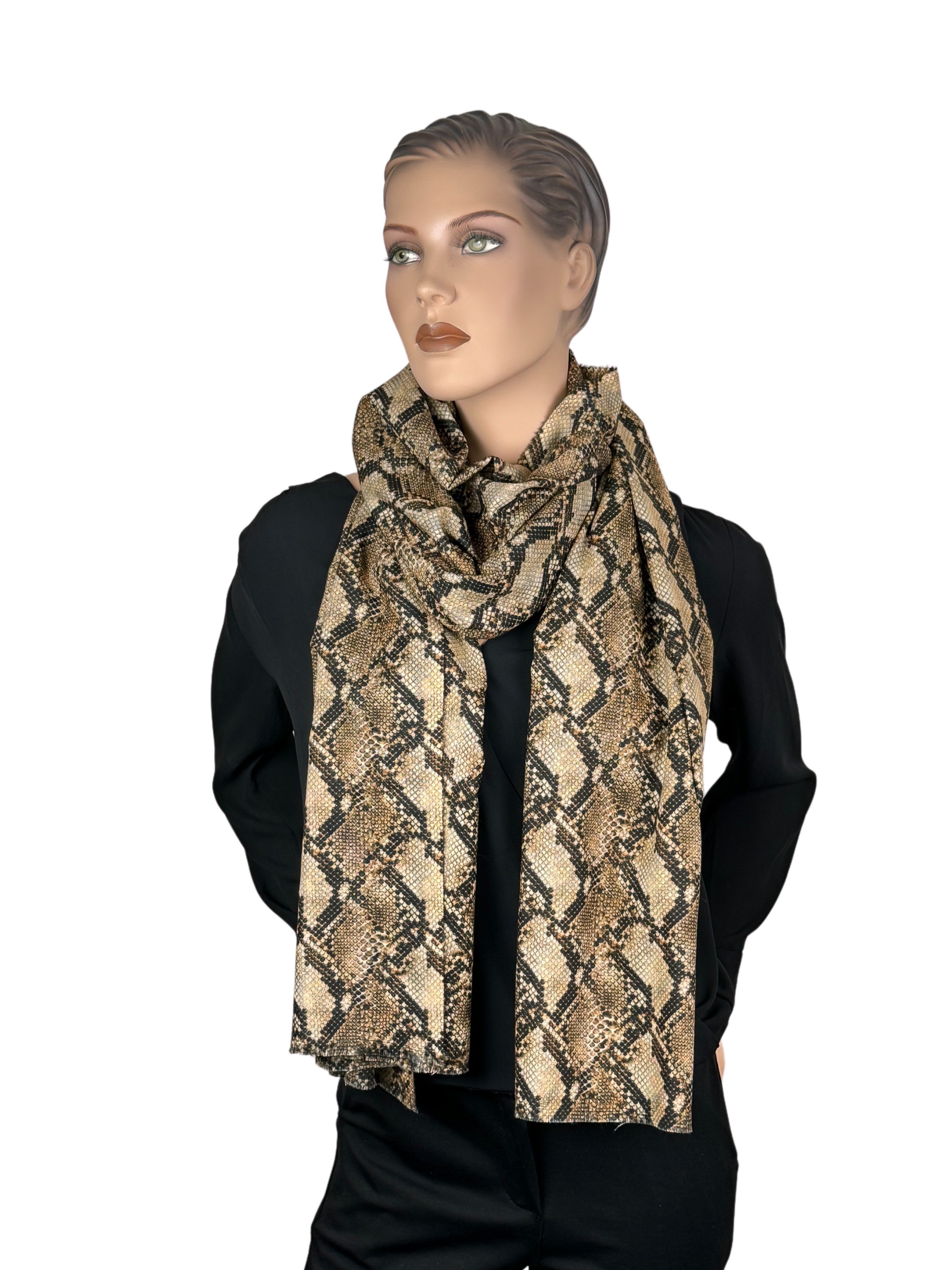 COLLEZIONE ALESSANDRO Wollschal "PythonCharme" 1 Stk. tlg. aus warmem Stoff günstig online kaufen