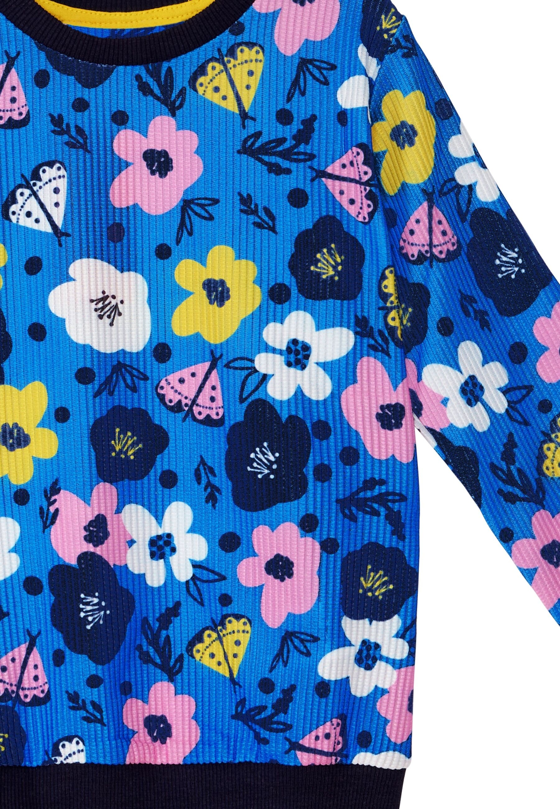 Denokids Hausanzug »Flower Garden«, (2 tlg.), mit Blumenaufdruck