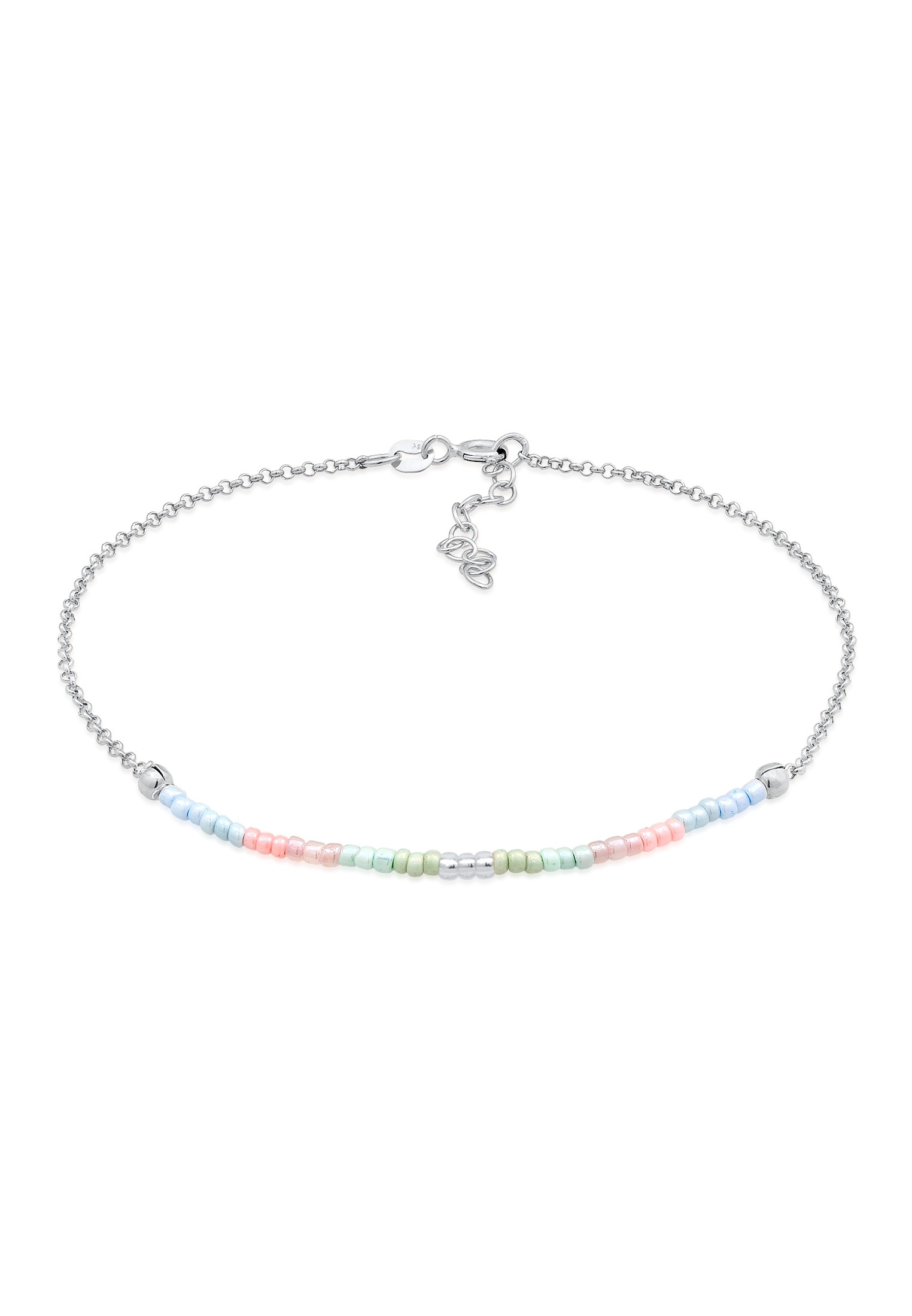 »Beads Fußkette Elli Kugeln für Pastell | kaufen 925 BAUR Silber«