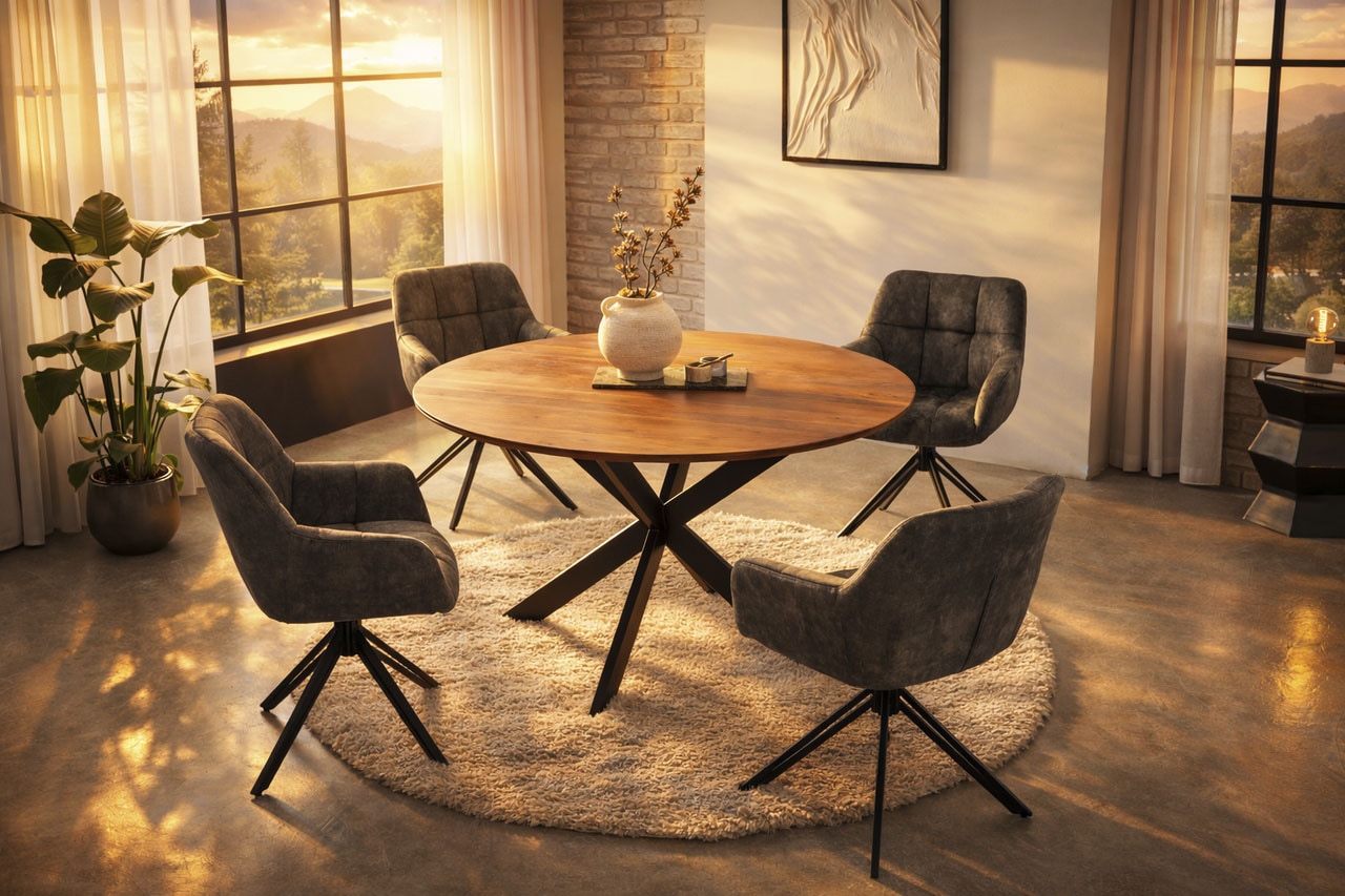 Home affaire Esstisch »Soho rund« tolle Optik