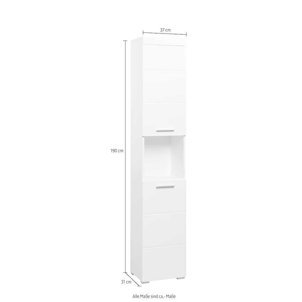 INOSIGN Hochschrank »Avena«, Höhe 190 cm, Badezimmerschrank mit 2 Türen und 1 offenen Fach