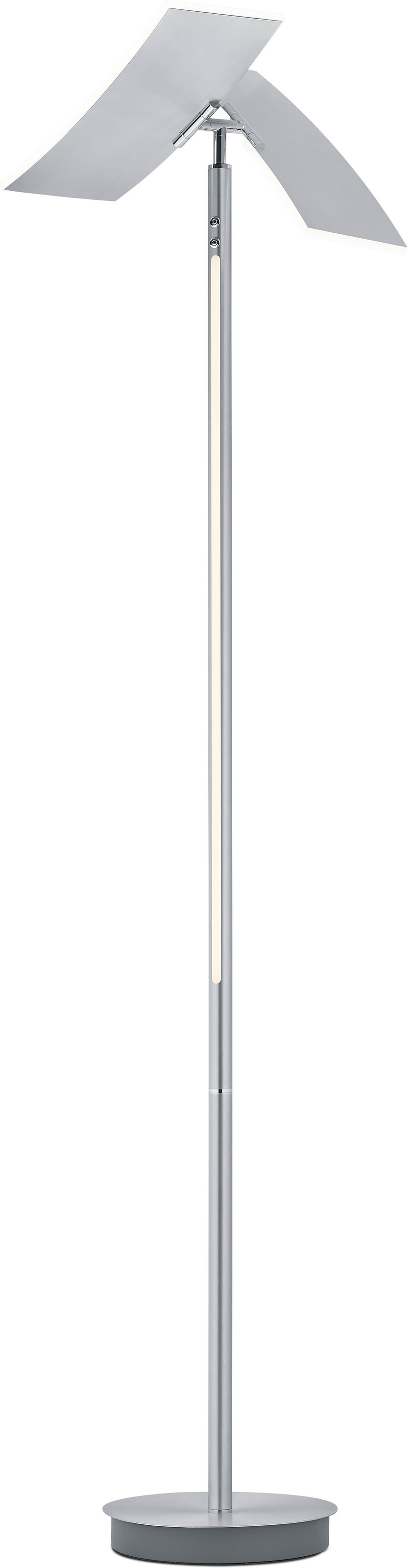 HELL höllisch gutes Licht LED Stehlampe »TWICE« LED-Modul 1 Stk. warmweiß - kaltweiß Tastdimmer, CCT