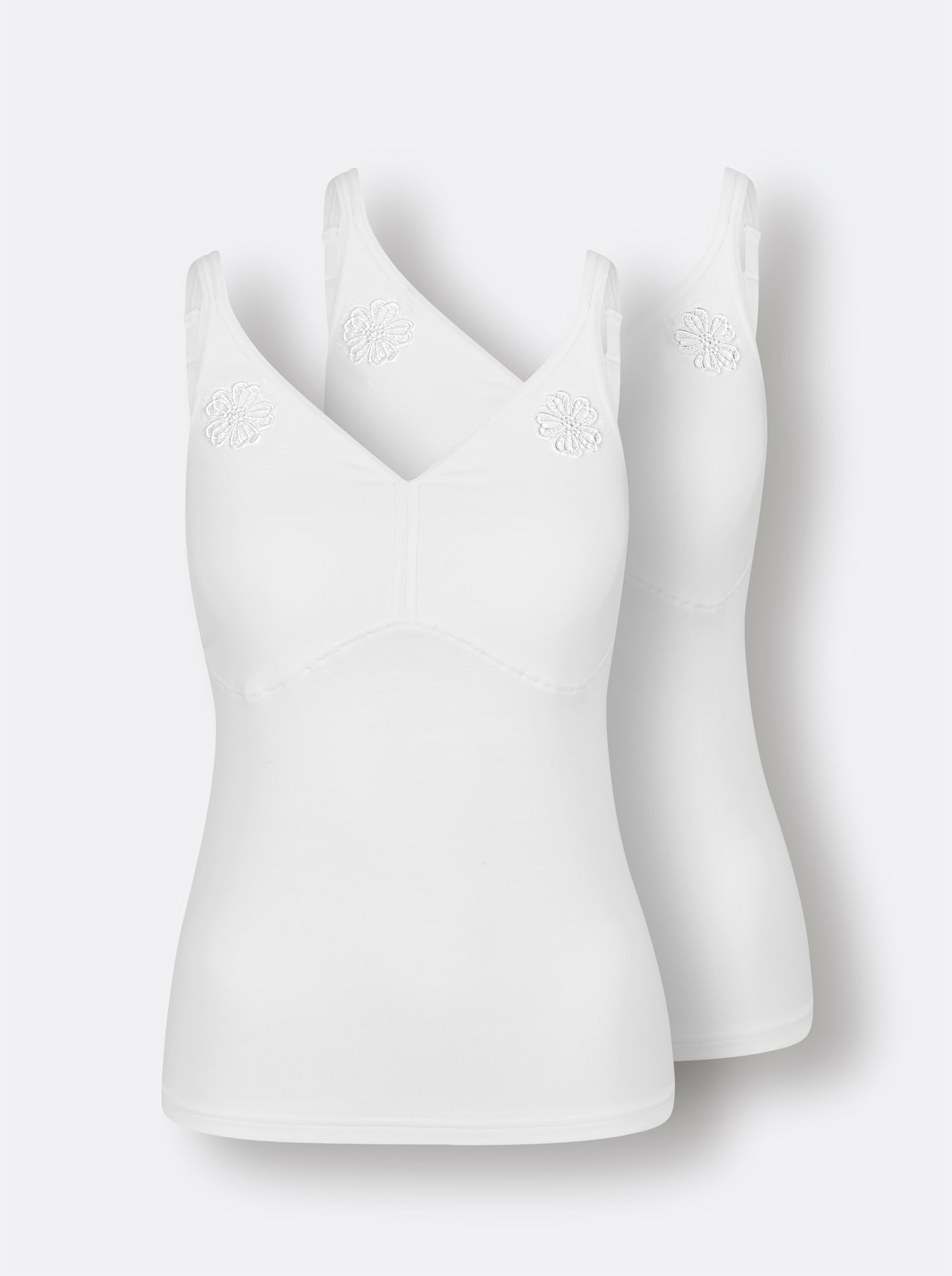 Thumbnail - wäschepur BH-Hemd 2-Stück-Packung, 2 Stk.