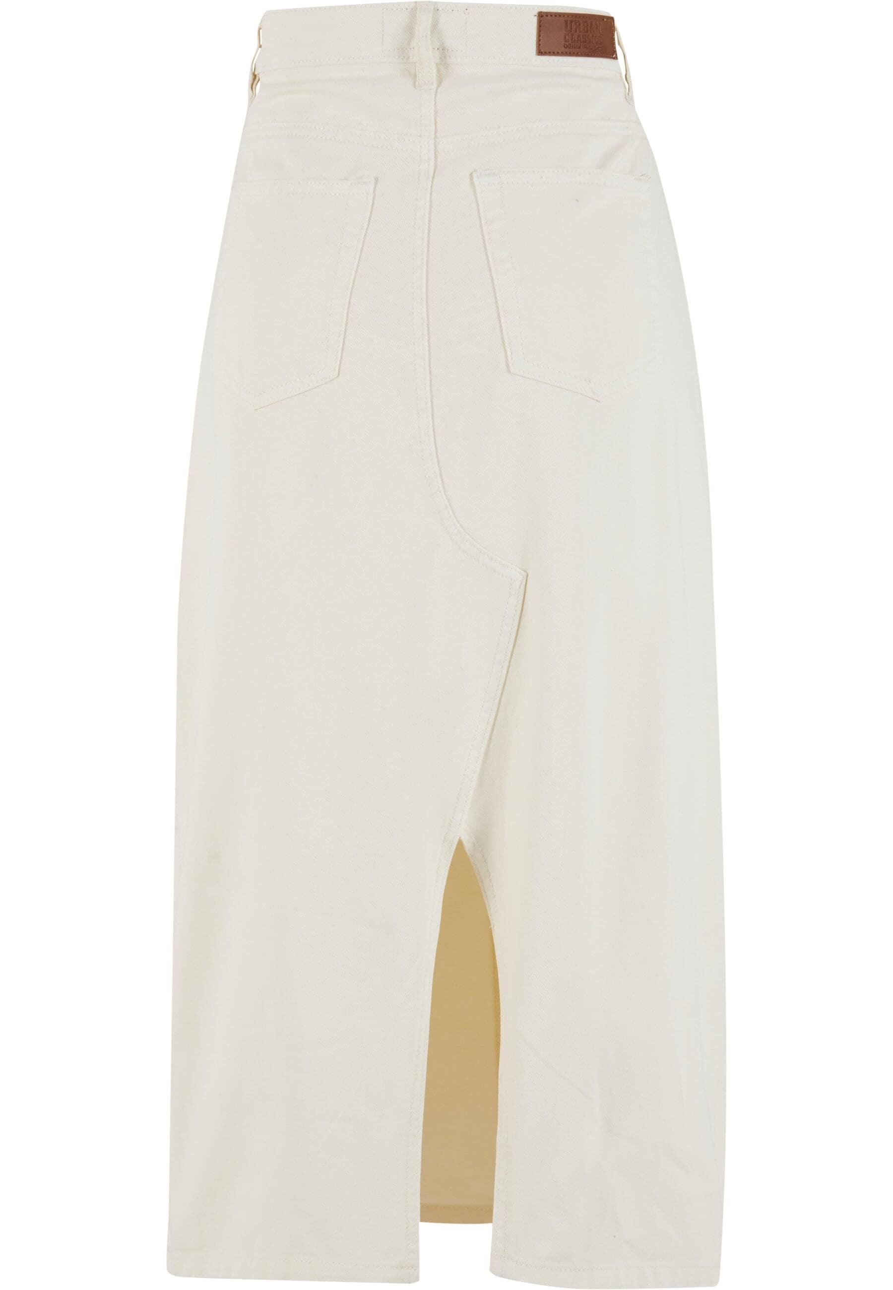 URBAN CLASSICS Sommerrock »Urban Classics Ladies Soft Denim Midi Skirt«, (1 tlg.)