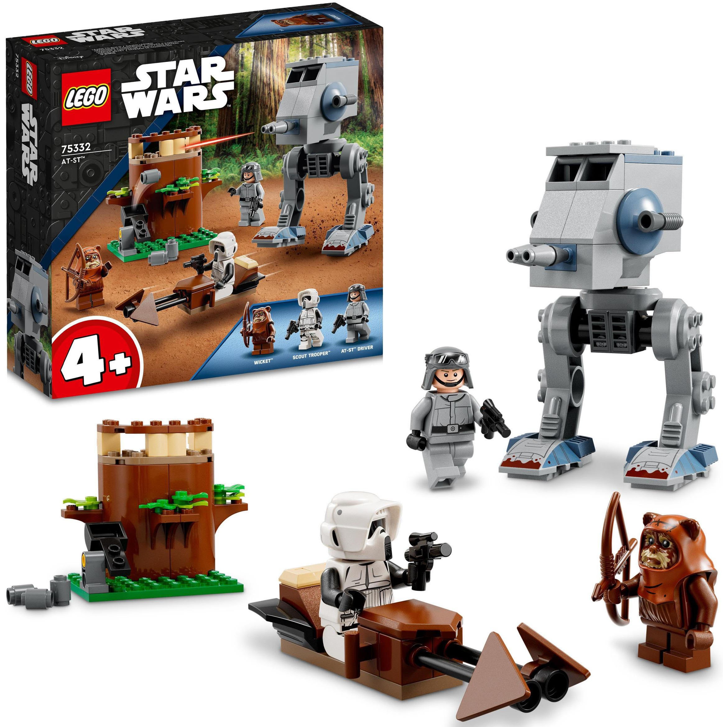 LEGO® Konstruktionsspielsteine »AT-ST (75332), LEGO® Star Wars™«, (87 St.), Made in Europe