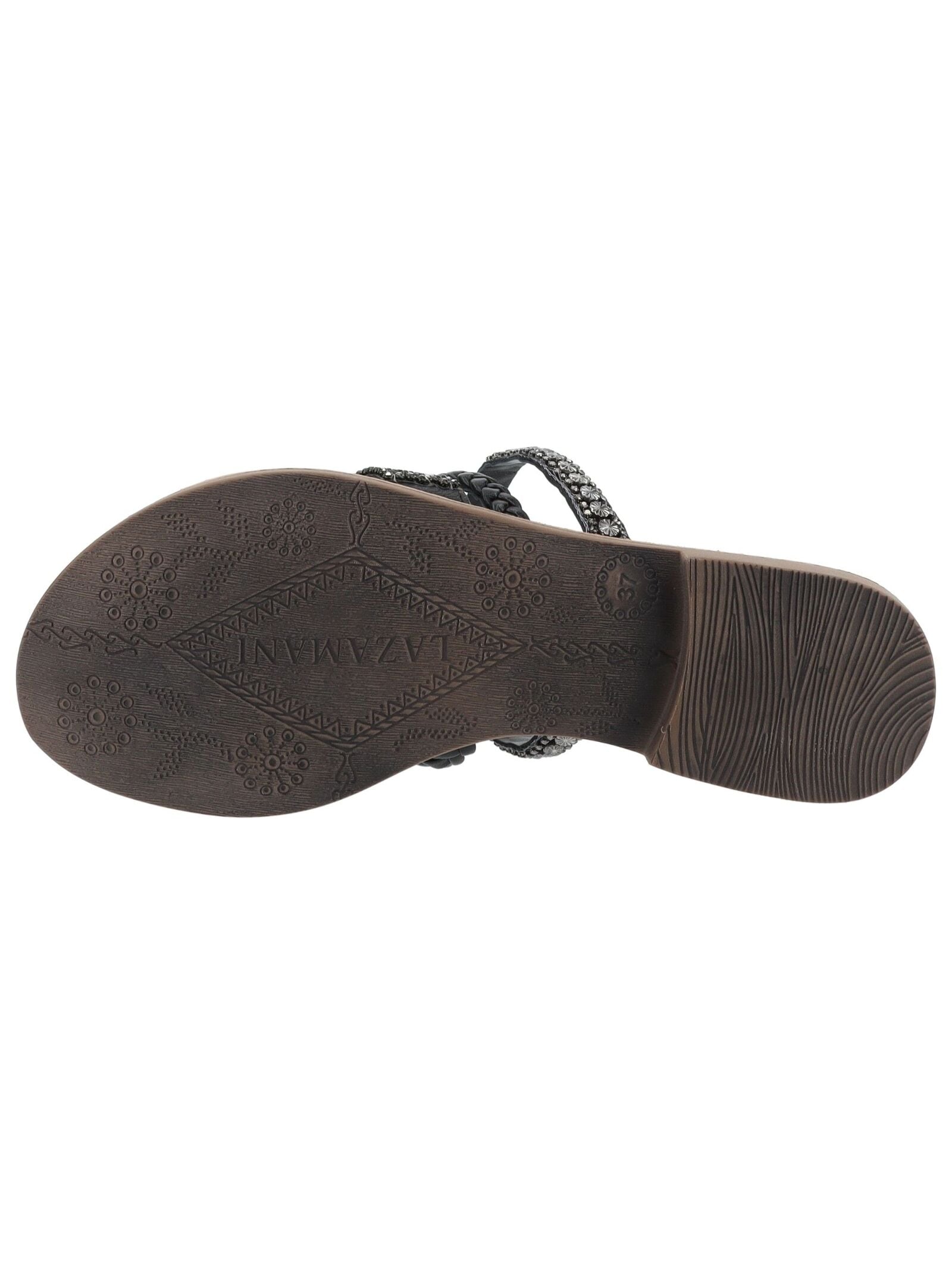 Lazamani Pantolette »Lazamani Pantoletten Leder/Textil«