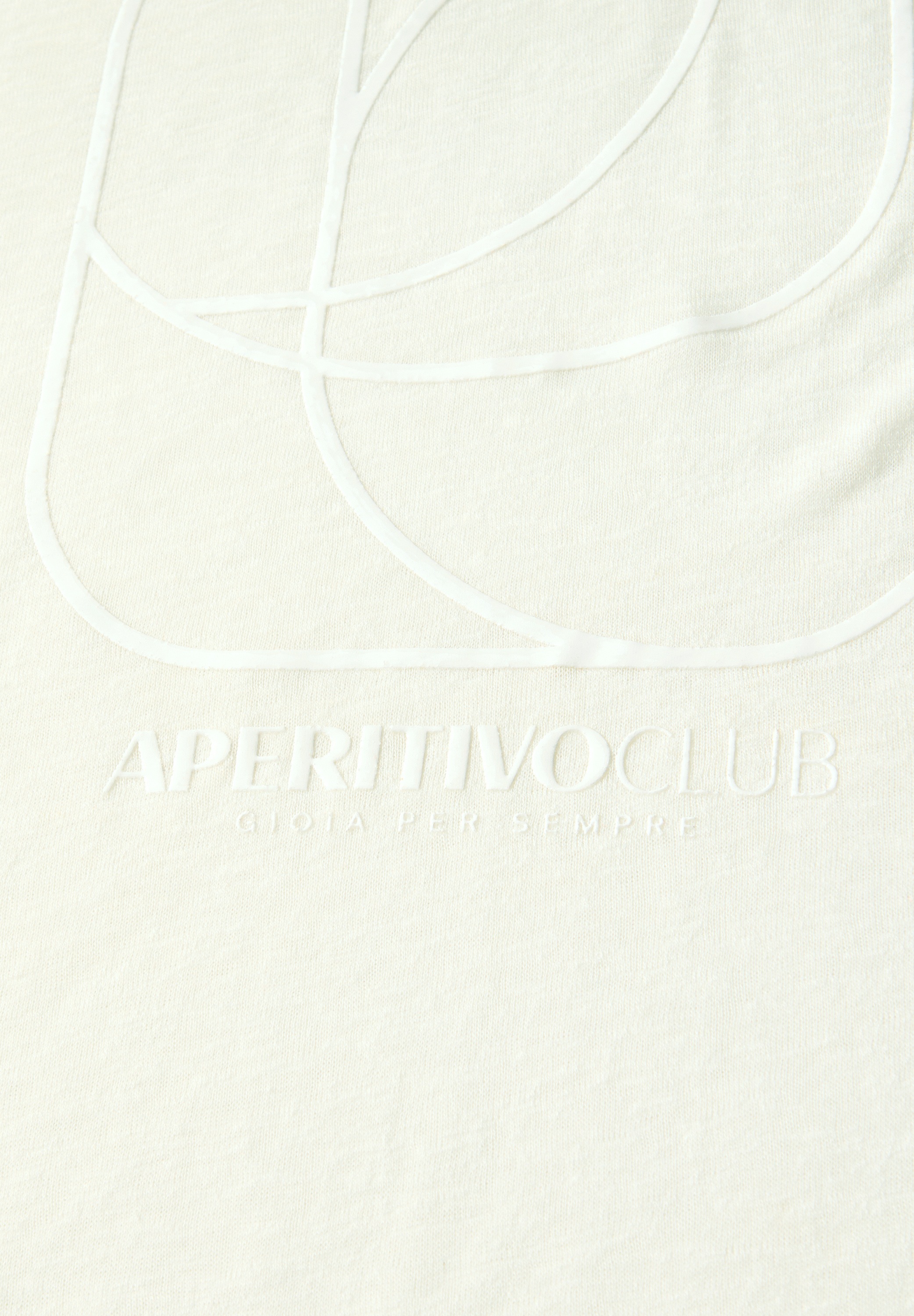 STREET ONE STUDIO T-Shirt, aus elastischem Materialmix
