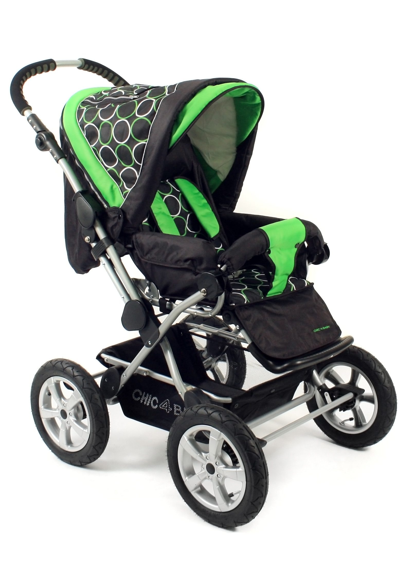 CHIC4BABY Kombi-Kinderwagen »Viva, Orbit green«, mit Lufträdern; Kinderwagen