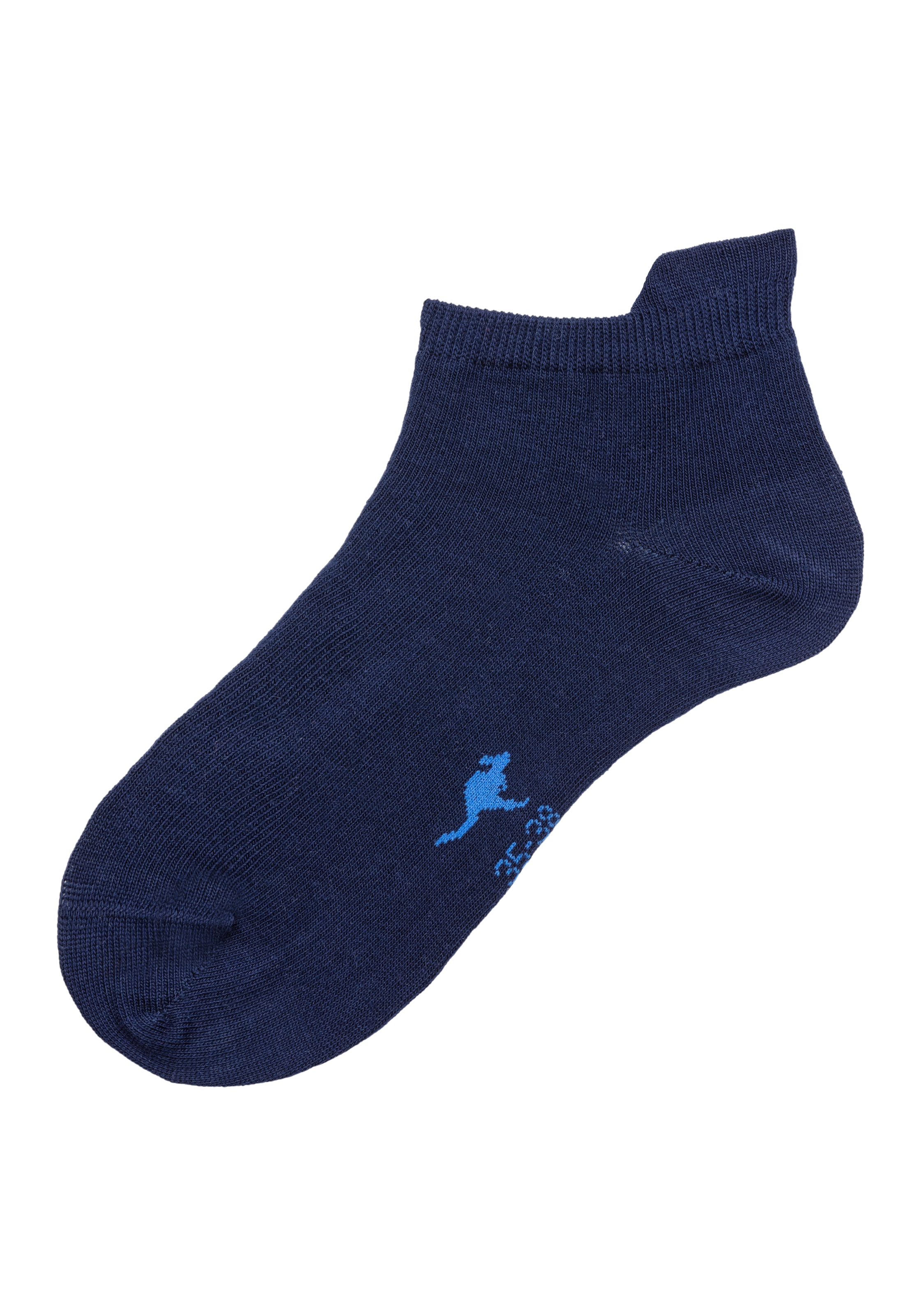 KangaROOS Sneakersocken, (Packung, 10 Paar), mit verlängertem Bündchen hinten