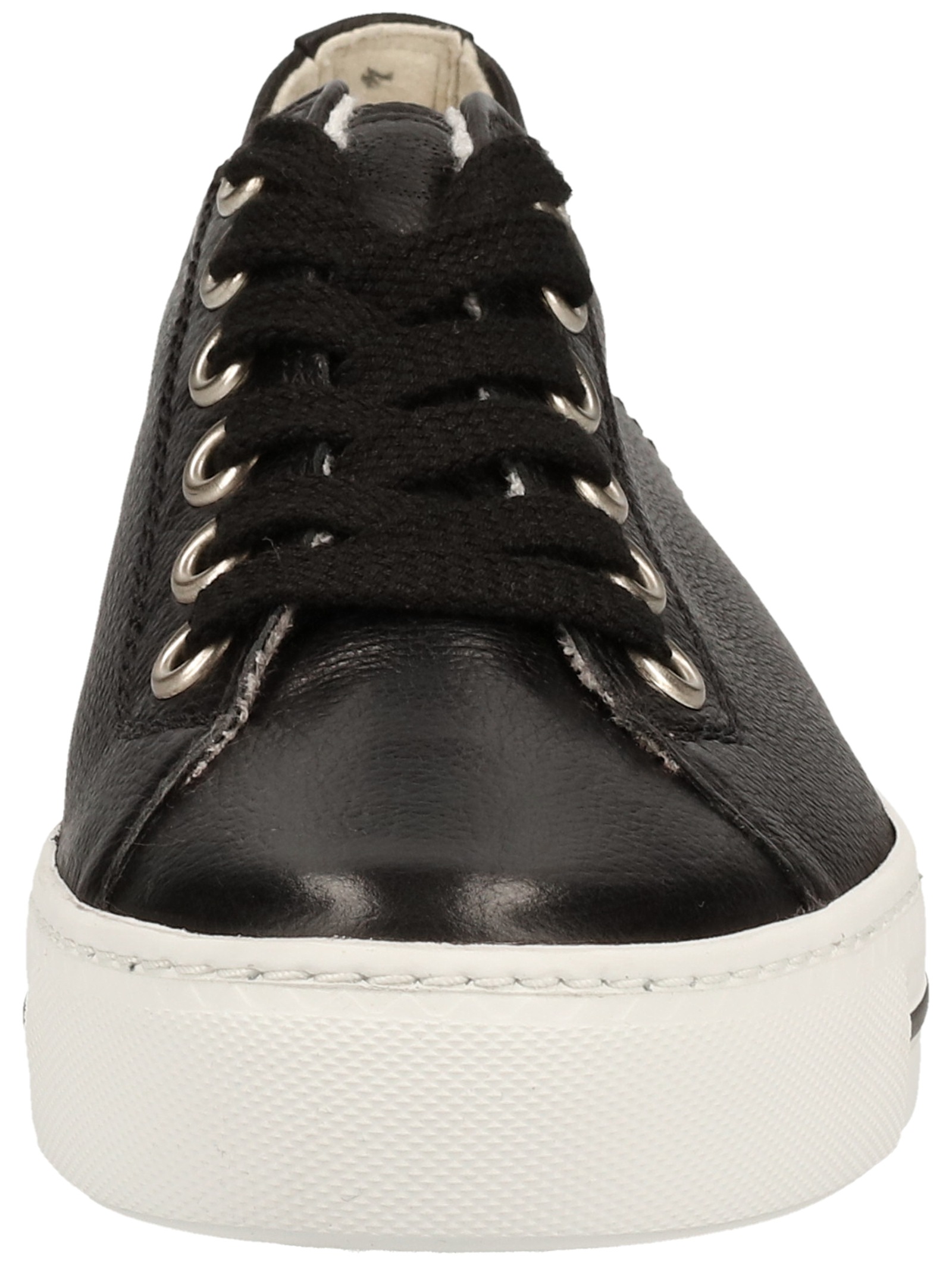 Sneaker PAUL GREEN "Paul Green Sneaker Glattleder", Damen, Gr. 38,5, schwarz, Glattleder, Schuhe Sneaker 2