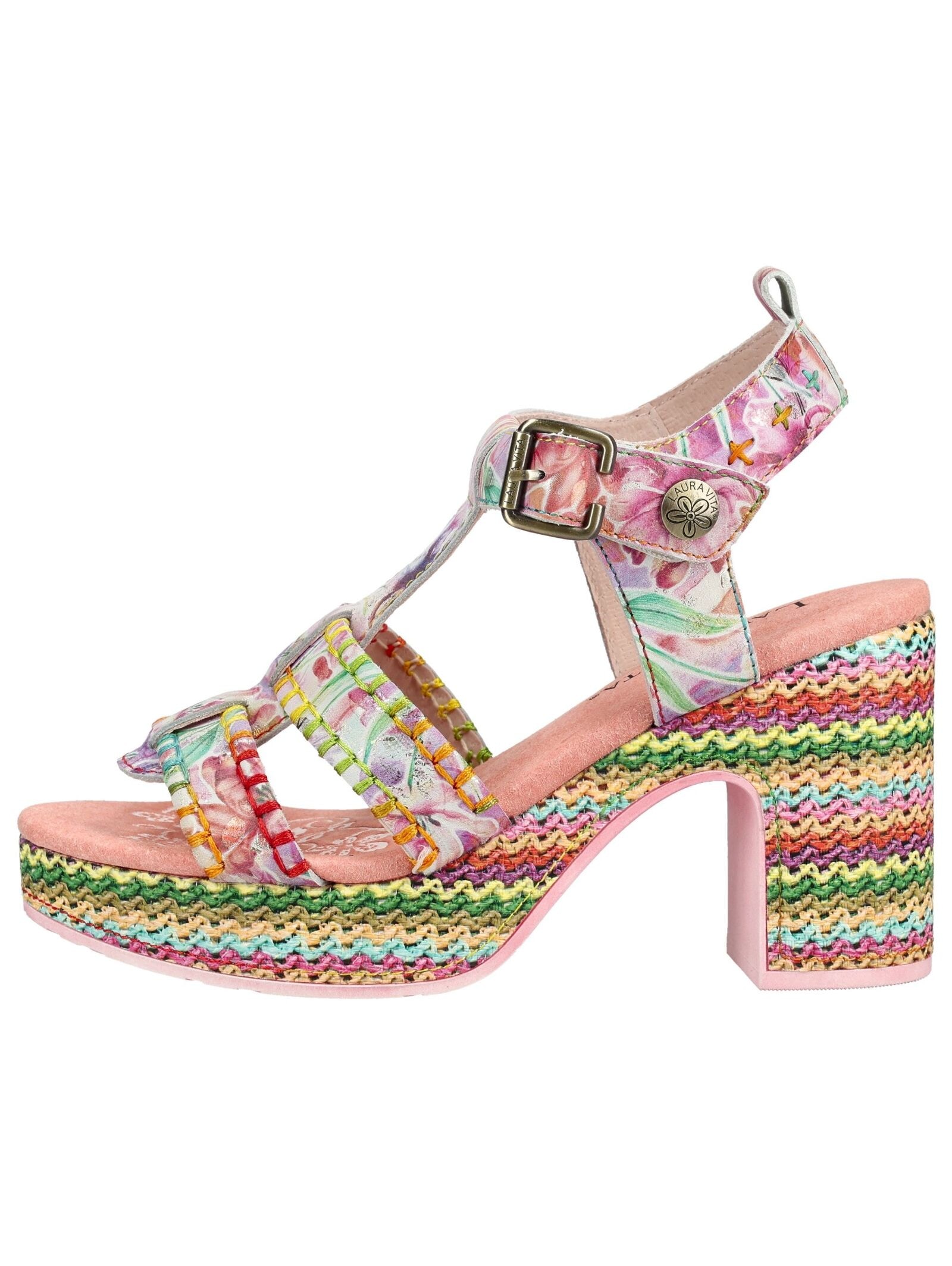 LAURA VITA High-Heel-Sandalette »LAURA VITA Sandalen Leder«