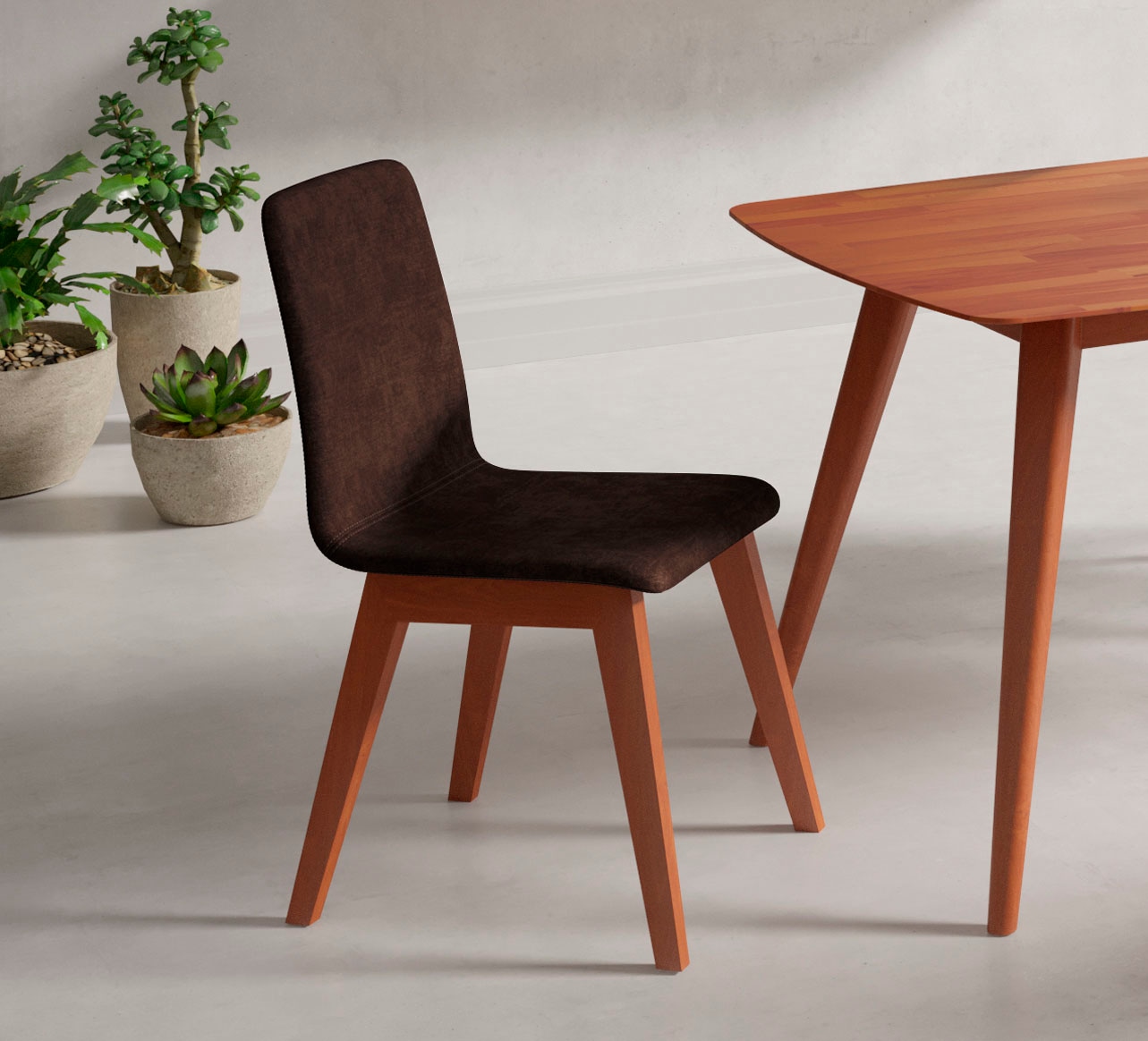 Home affaire "Sandy" () 2 Stk.mit verschiedenen Stuhlbeinfarben und Farbvarianten, Sitzhöhe 47 cm