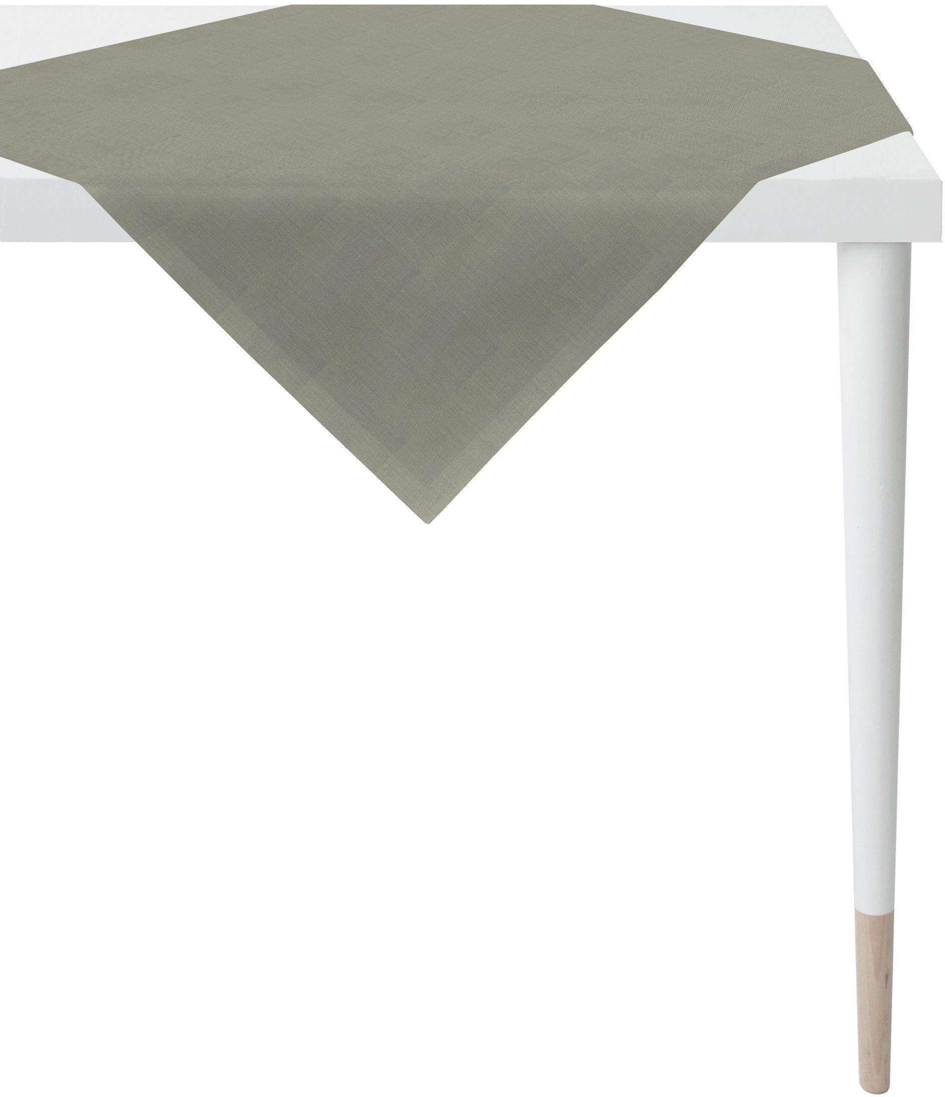 Mitteldecke APELT, B:85cm L:85cm, grau, Polyester, Tischdecken, "Apart, LOFT STYLE", UNI-BASIC