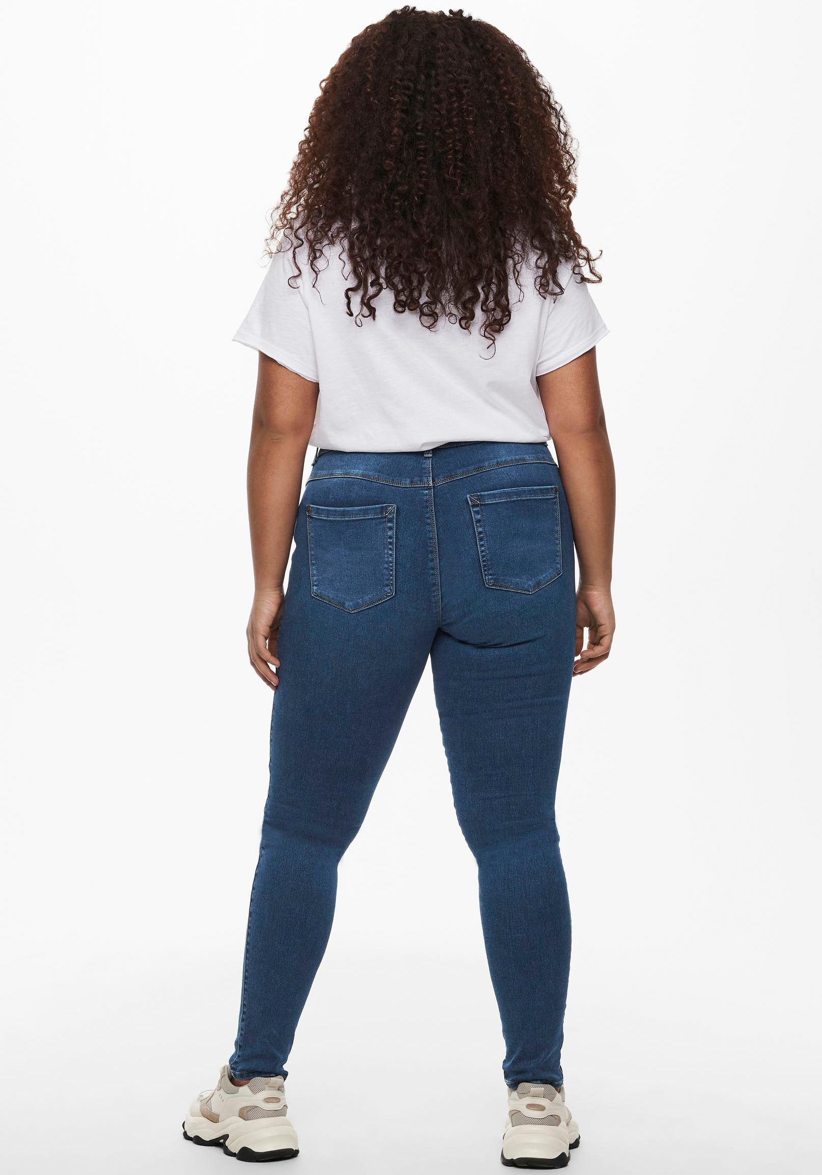 ONLY CARMAKOMA High-waist-Jeans »CARAUGUSTA HW SK DNM«