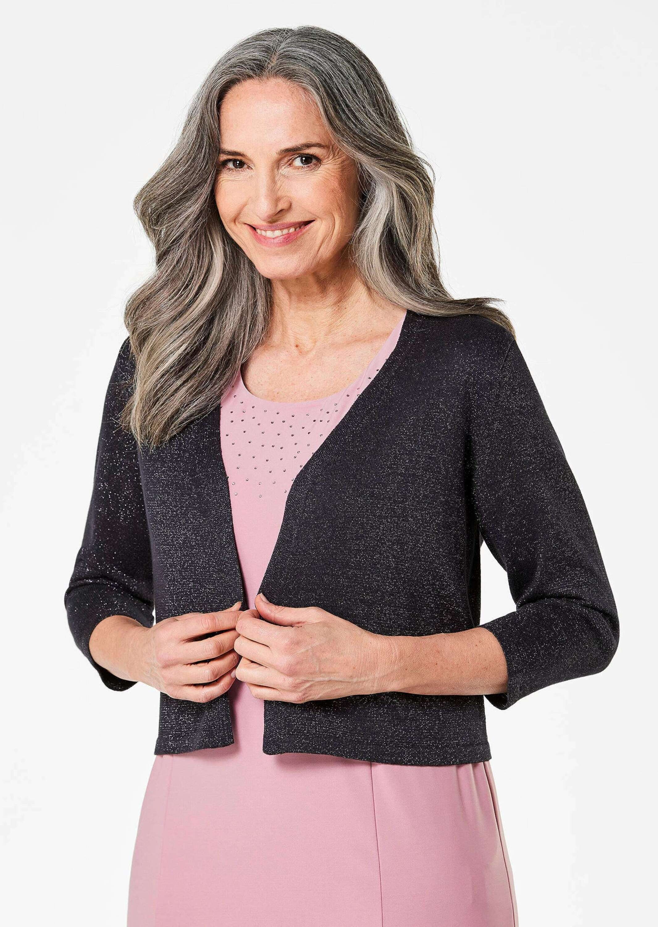 GOLDNER Strickjacke »Strickbolero Wunderbar leichter Strick-Bolero«