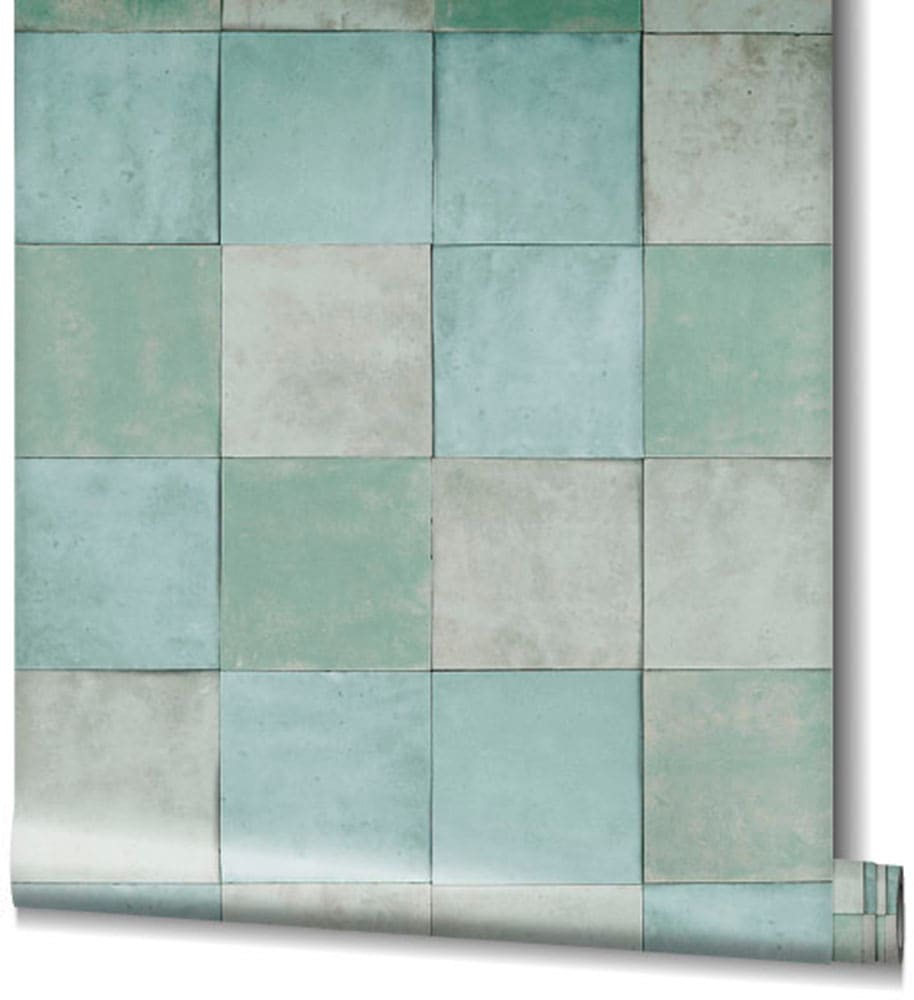 Marburg Fototapete »Tile« matt glatt moderne Tapete für Wohnzimmer Schlafzimmer Küche