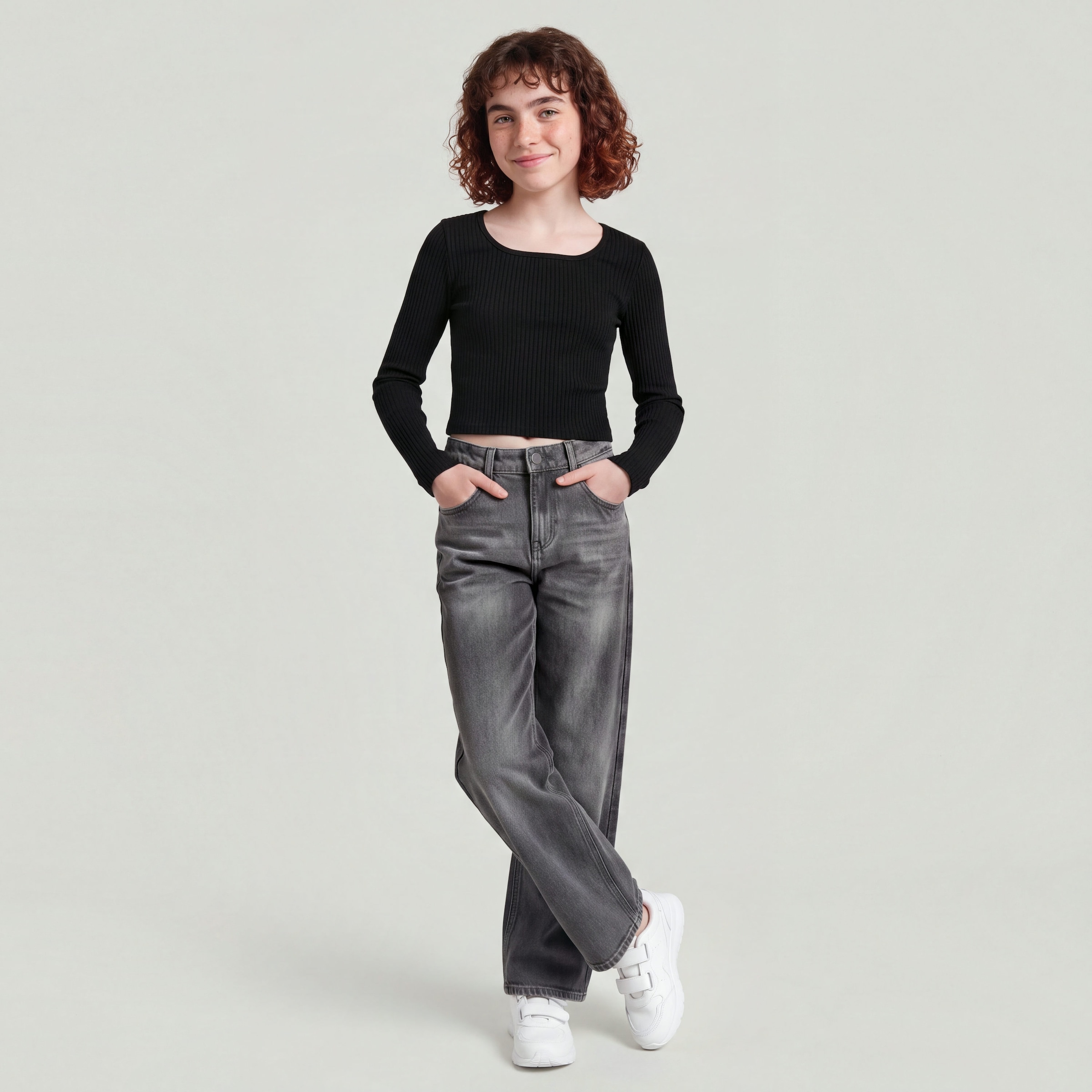 G-STAR Loose-fit-Jeans »KIDS, JUDEE LOOSE G« mit mittelhohem Bund, 5-Pocket-Design