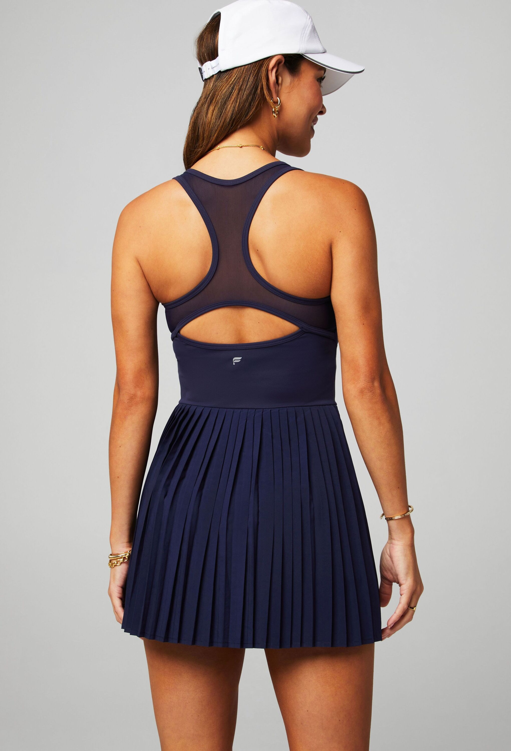 Fabletics Shirtkleid »Fabletics Kleid HOT SHOT PLEATED CLASSIC MINI DRESS« Eingrifftaschen mit integriertem BH