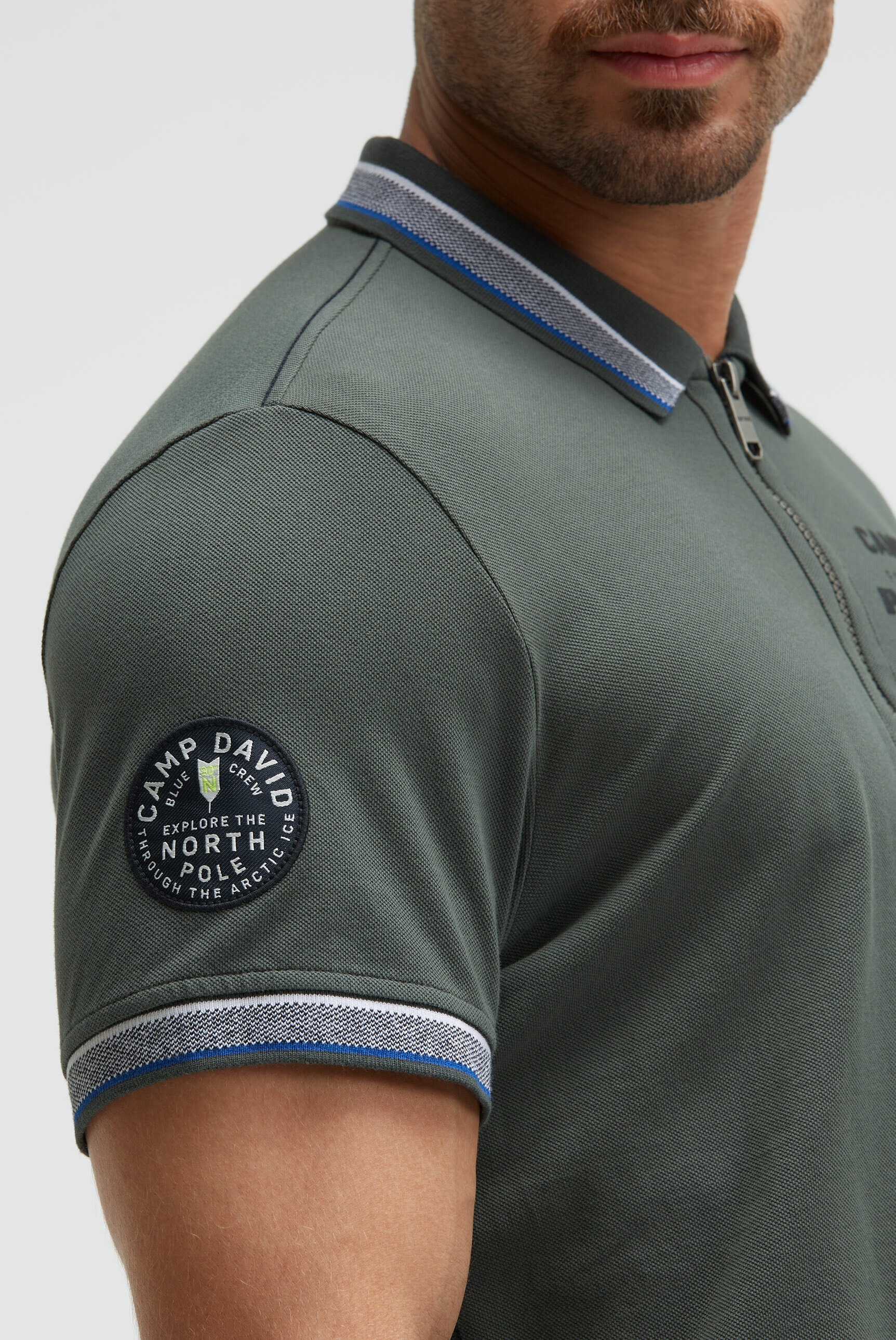 CAMP DAVID Poloshirt, aus Baumwolle