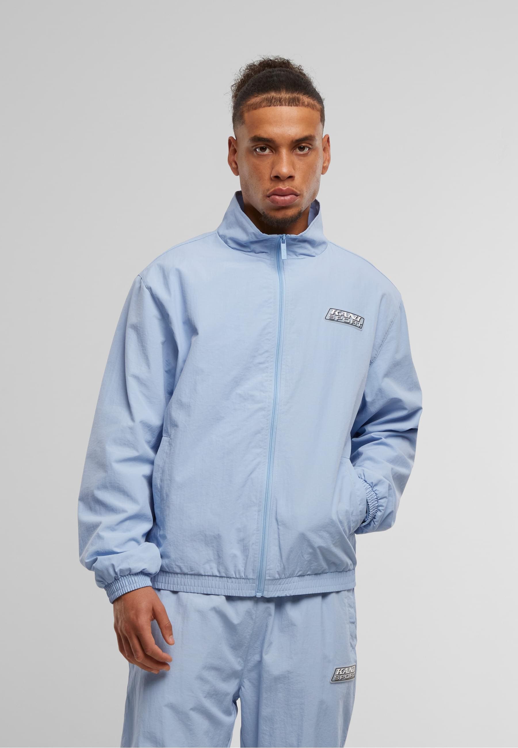 Karl Kani Trainingsjacke »Karl Kani KM-JK035--090-32 Sport Patch Essential Trackjacket«, (1 St.), ohne Kapuze