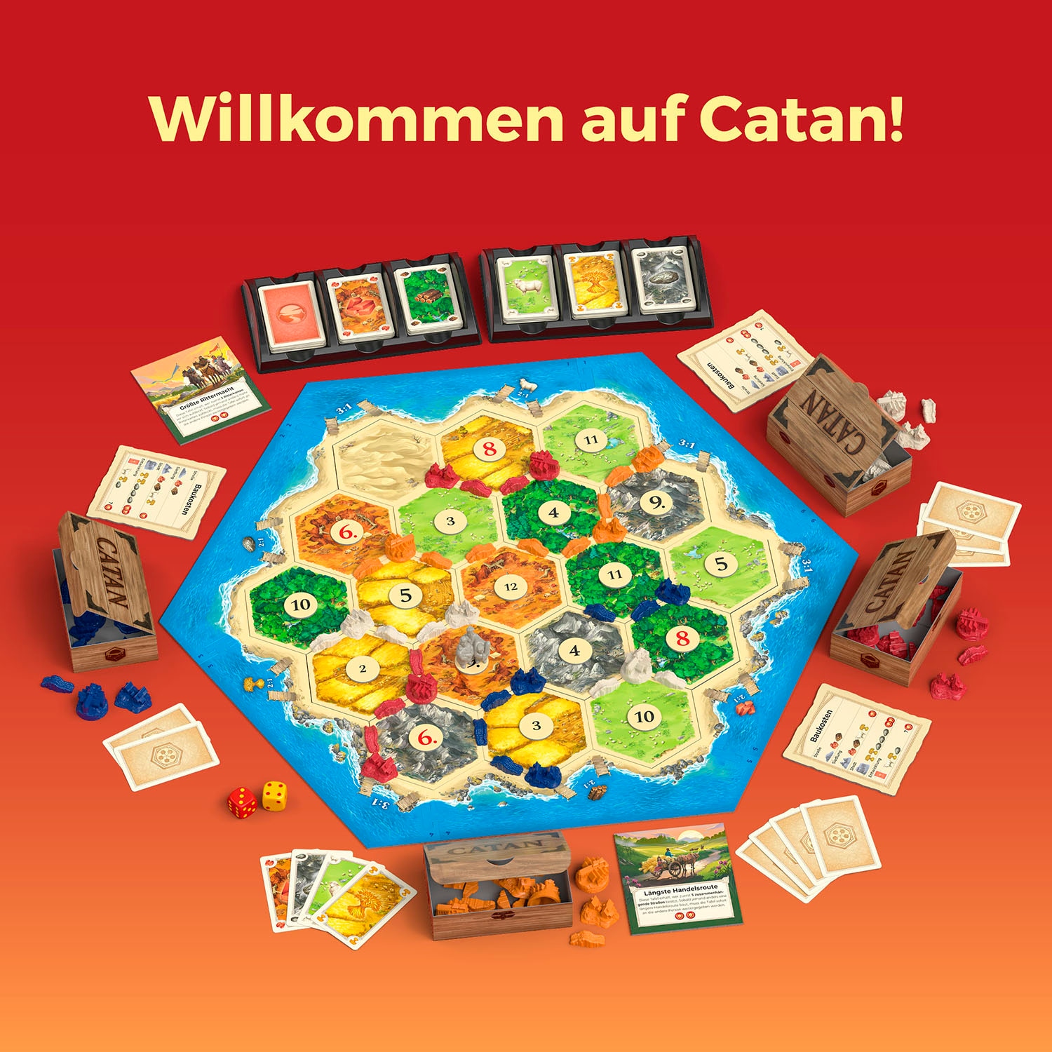 Kosmos Spiel »CATAN Das Spiel« Made in Germany